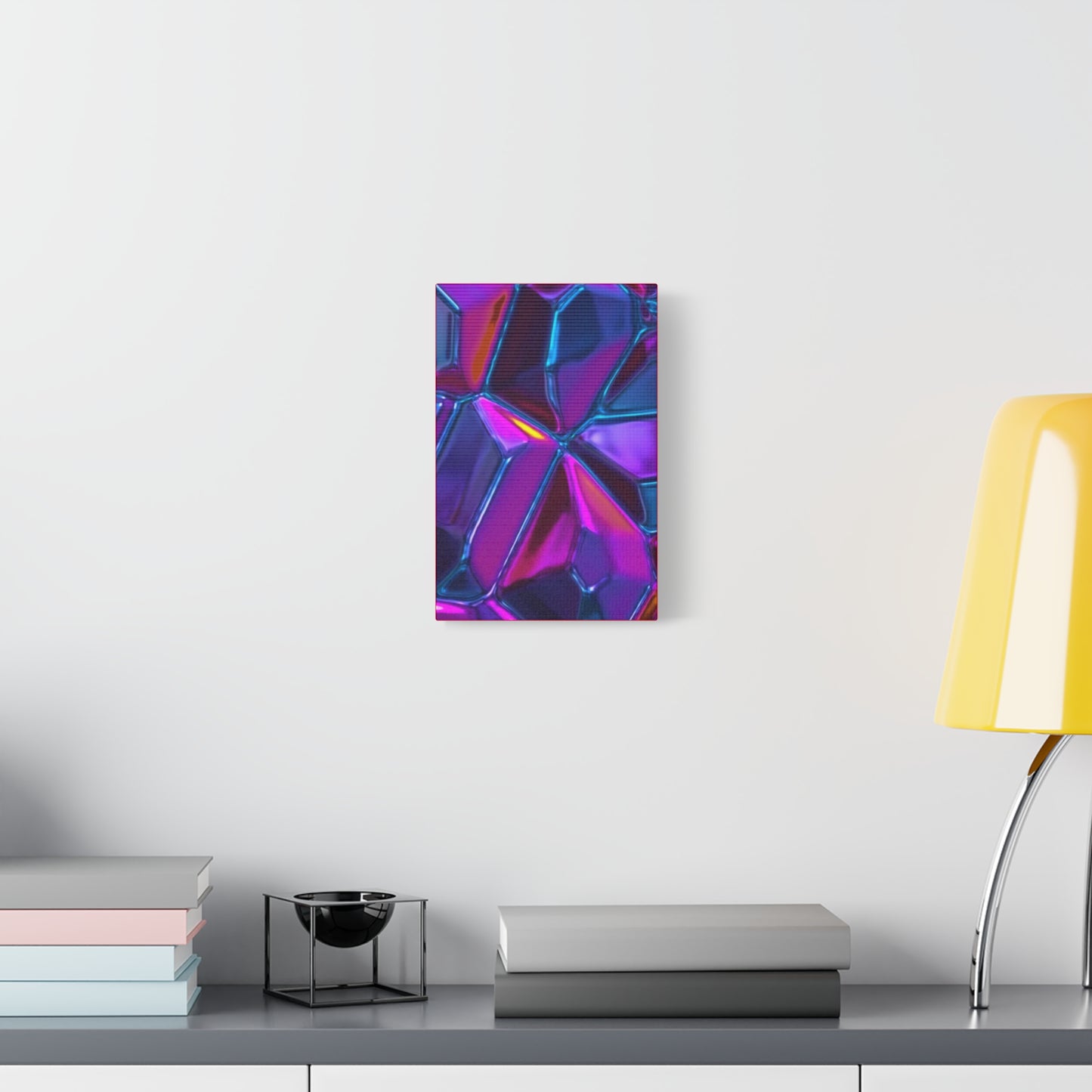 Floral Canvas Art Print - Bright Tropical Decor for Home