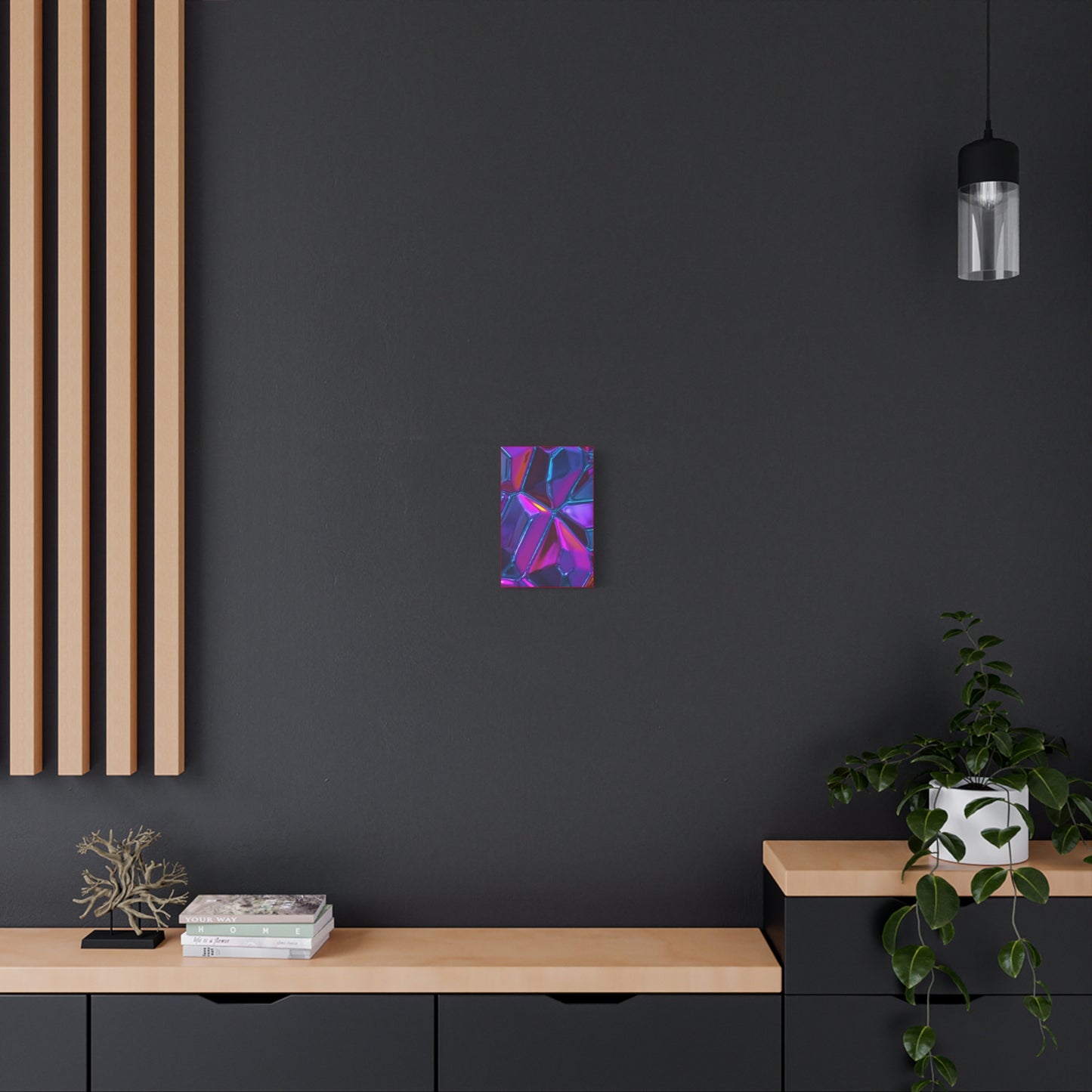 Floral Canvas Art Print - Bright Tropical Decor for Home