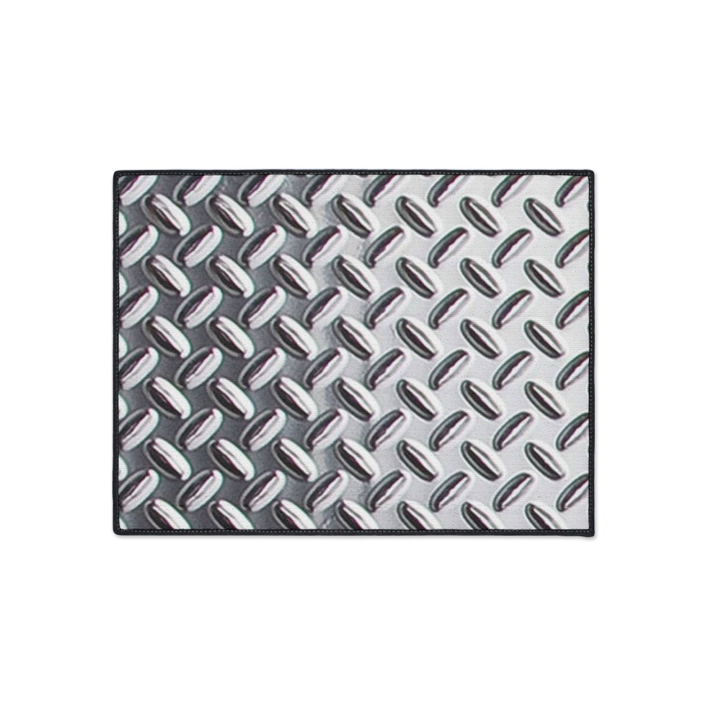 Heavy Duty Anti-Slip Floor Mat - Durable Diamond Plate Design