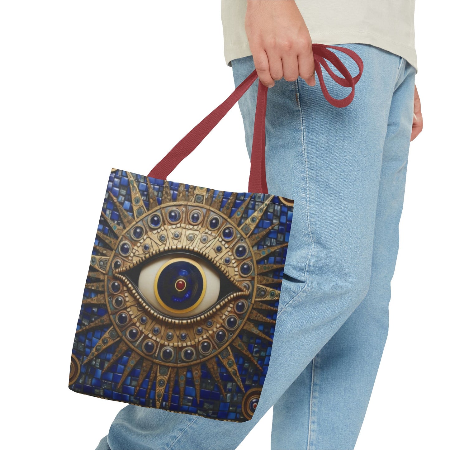 Mystical Eye Tote Bag - Unique Bohemian Style for Everyday Use