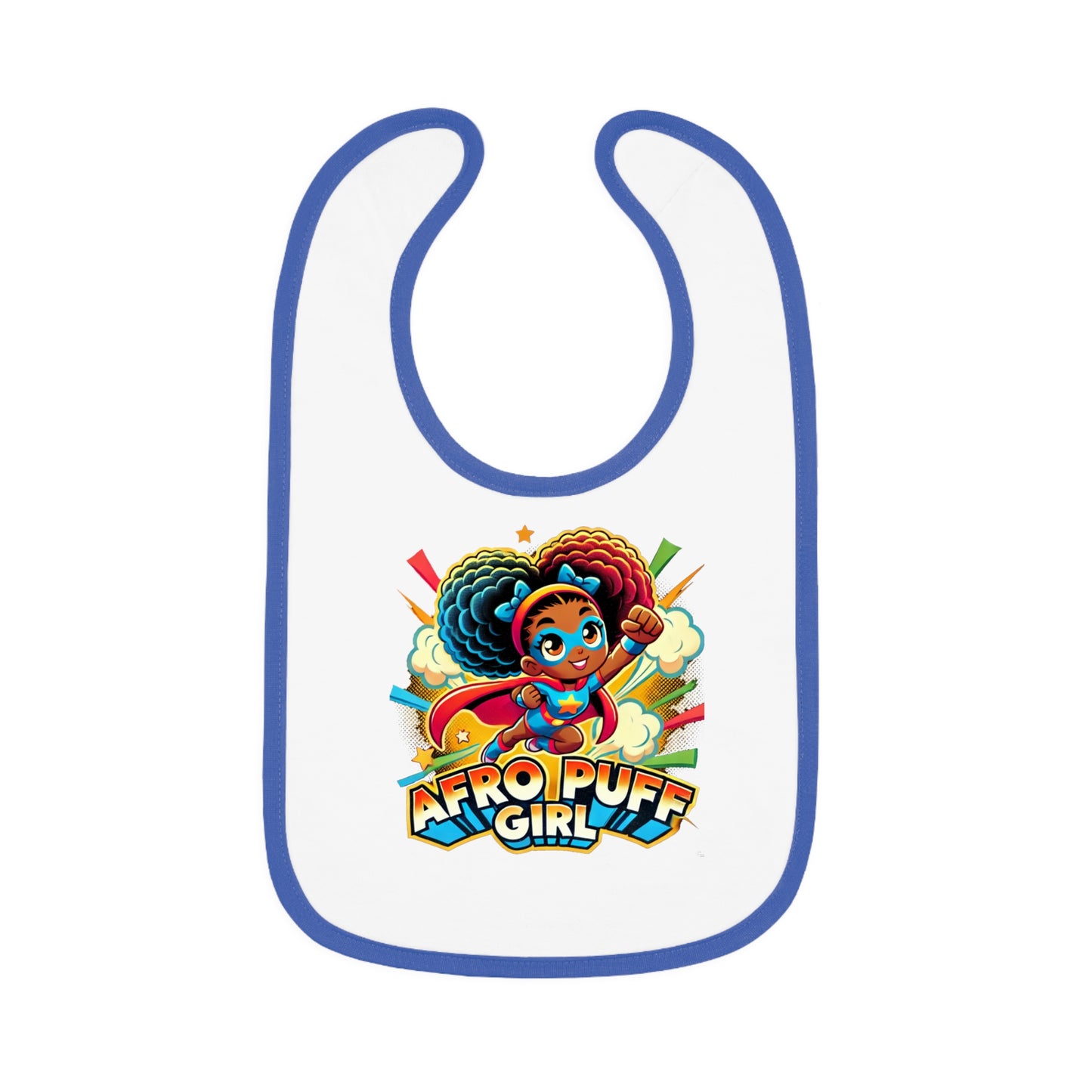 Baby Contrast Trim Jersey Bib