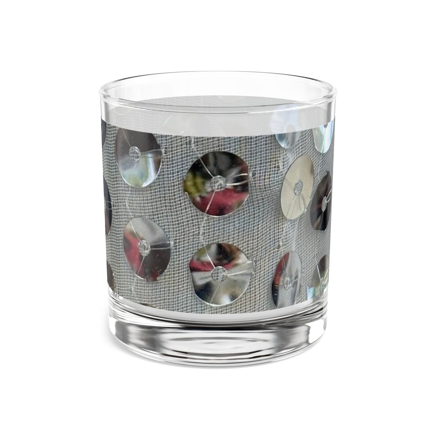 Glittery 10oz Rocks Glass - Perfect for Celebrations & Gift Giving