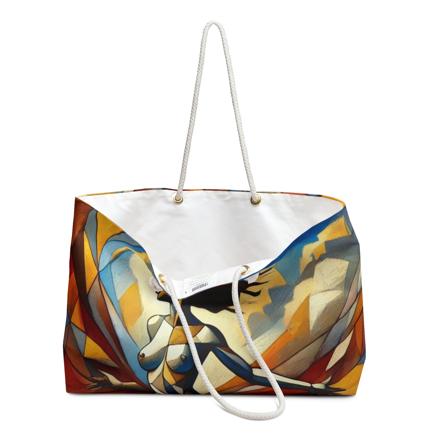 Artistic Weekender Bag - Abstract Colorful Travel Tote