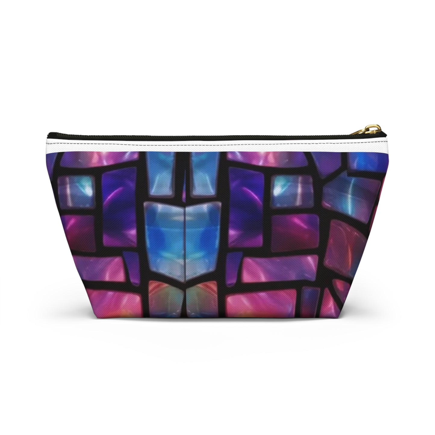 Vibrant Stained Glass Accessory Pouch