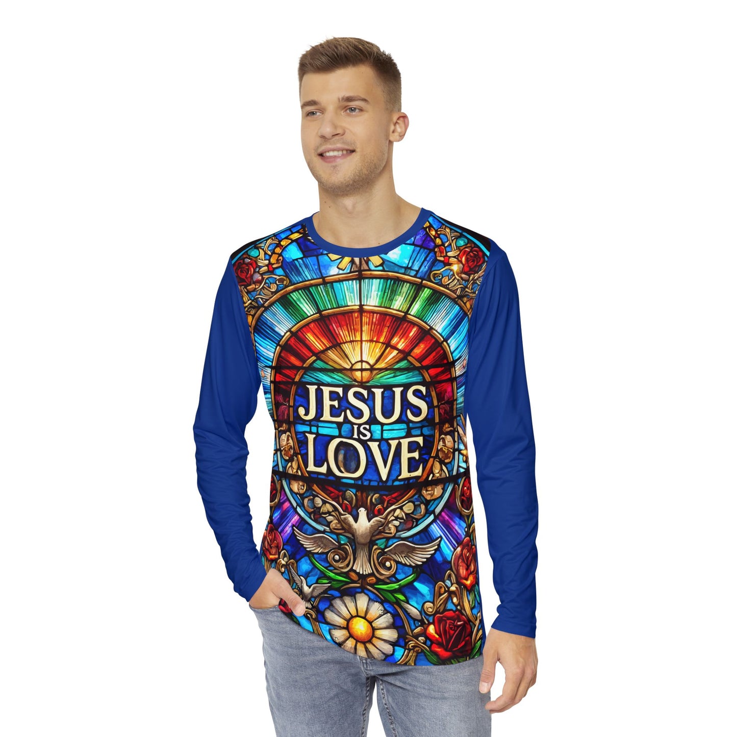 Men's Long Sleeve Shirt (AOP)