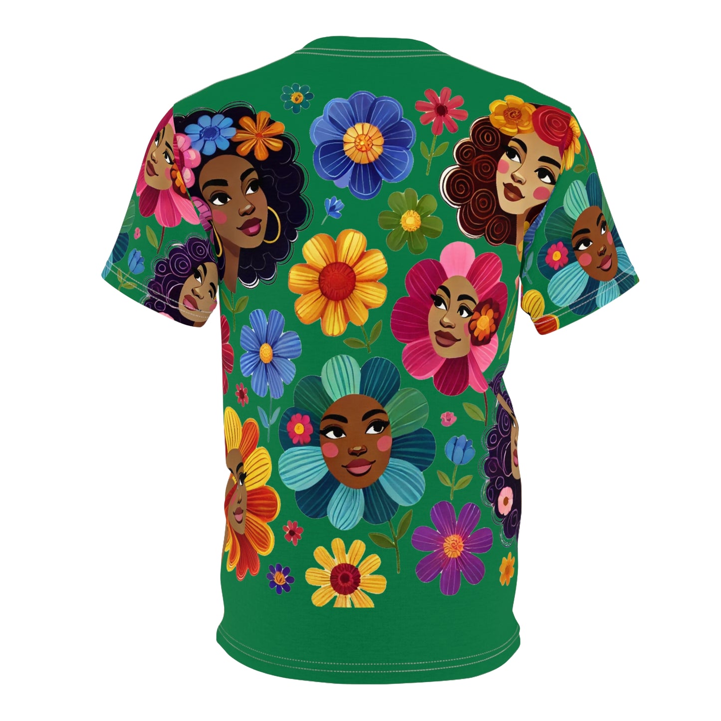 Vibrant Floral Unisex Tee - Celebrate Diversity with Colorful Art