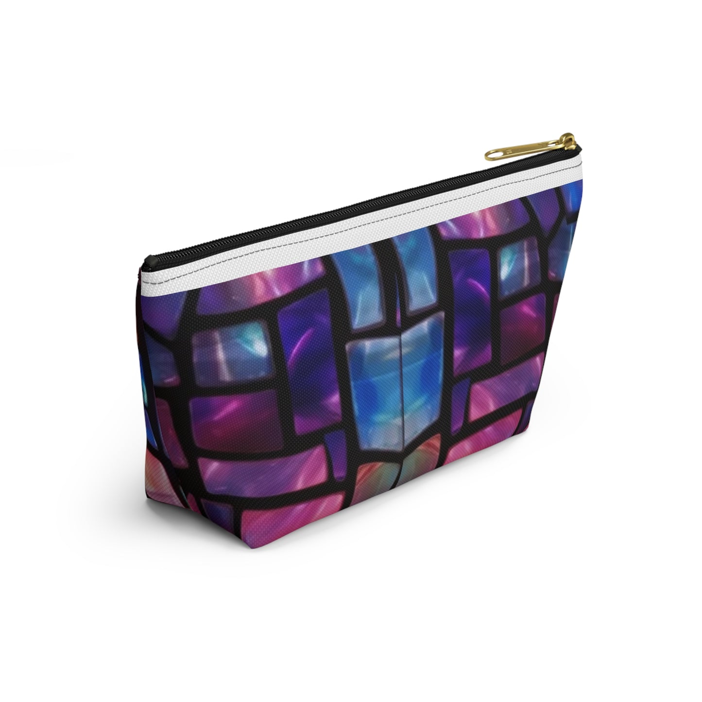 Vibrant Stained Glass Accessory Pouch