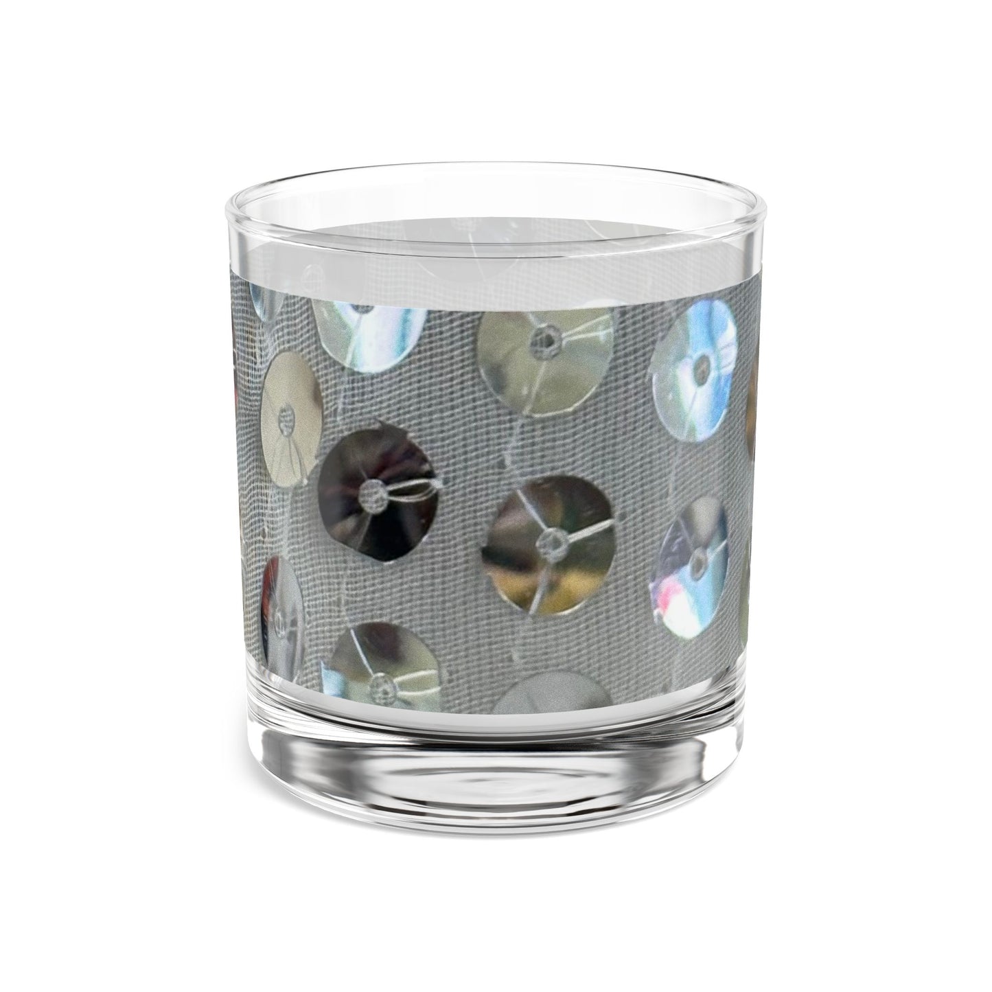 Glittery 10oz Rocks Glass - Perfect for Celebrations & Gift Giving