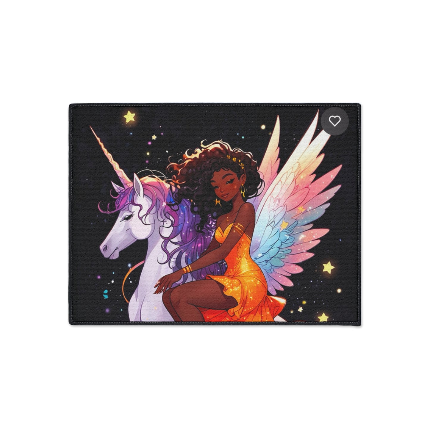 Magical Unicorn Floor Mat - Heavy Duty, Fantasy Decor for Home