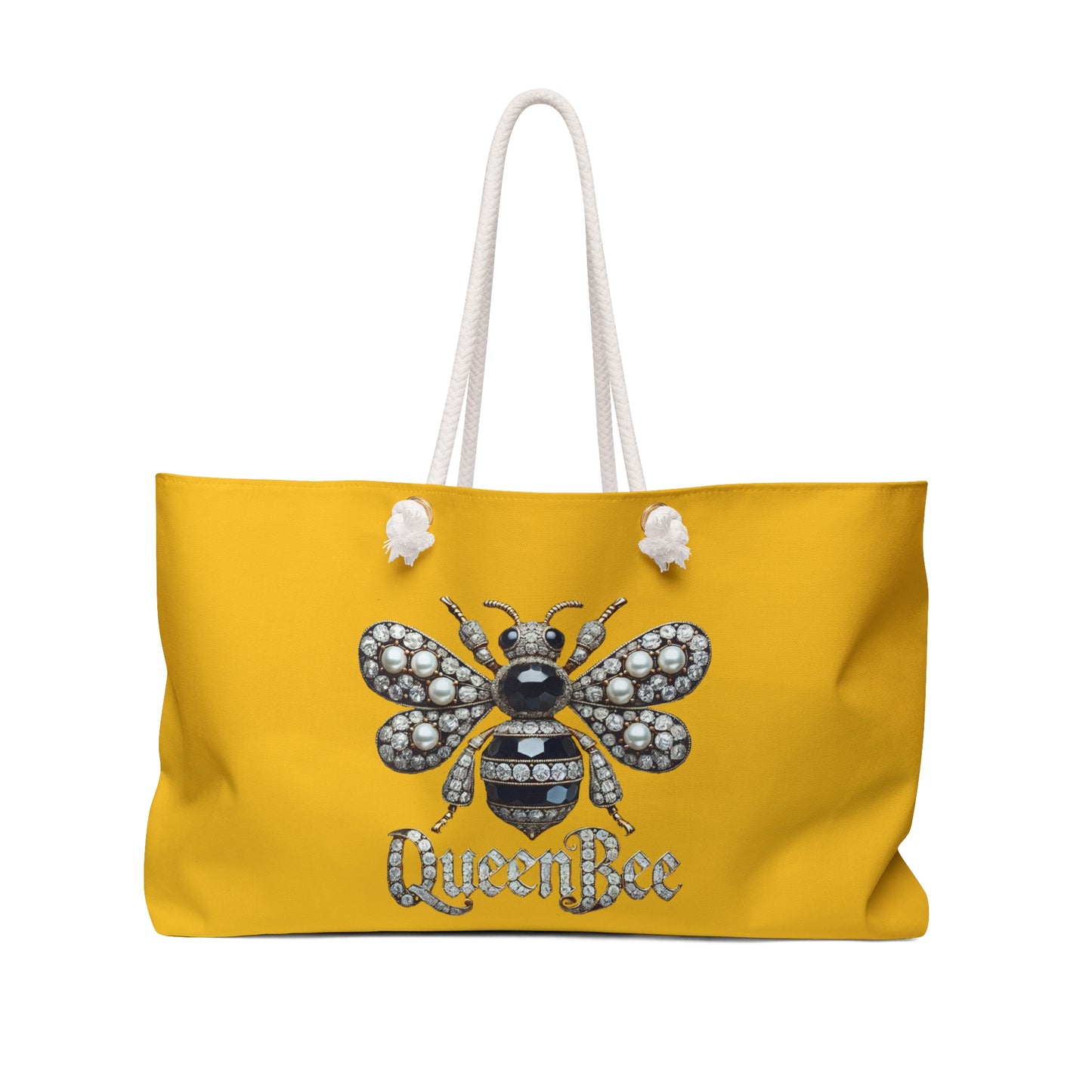 Queen Bee Weekend Bag - Stylish Red Tote for Travel and Errands