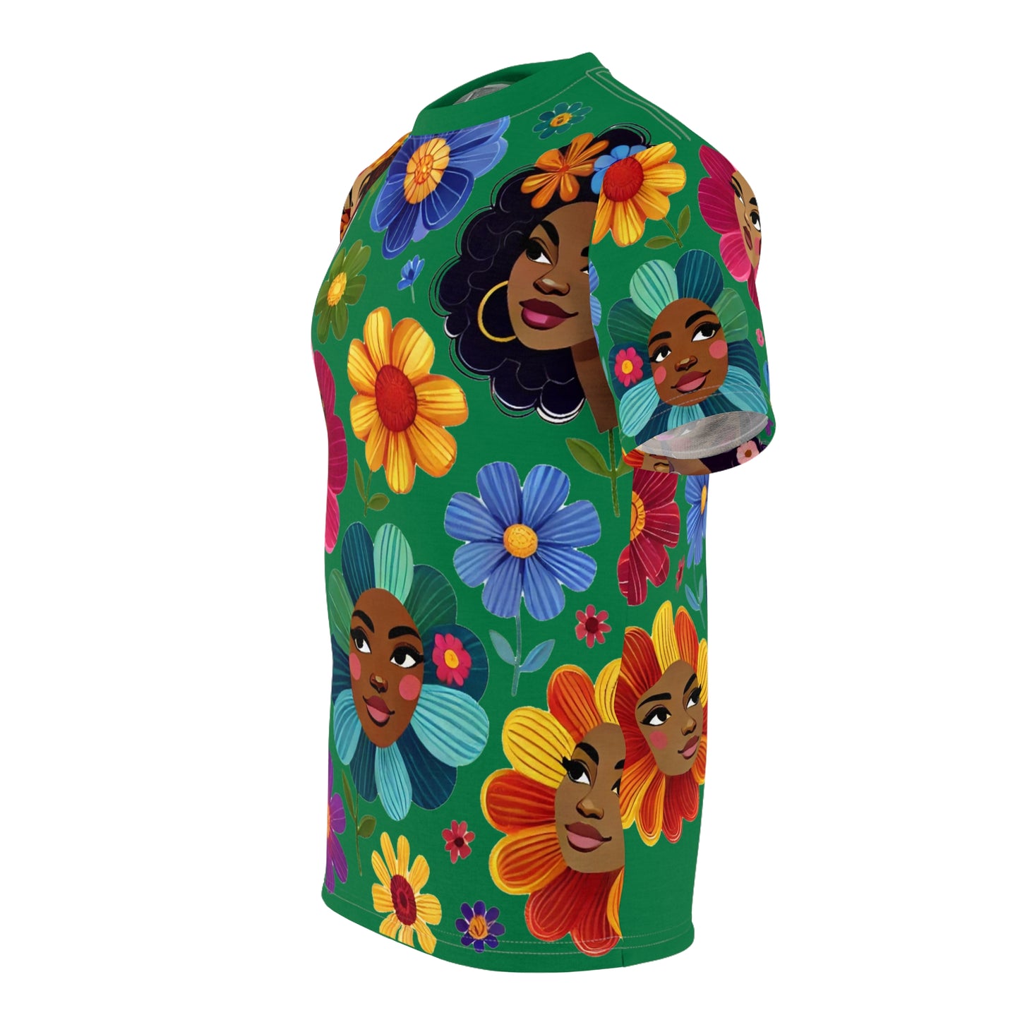 Vibrant Floral Unisex Tee - Celebrate Diversity with Colorful Art