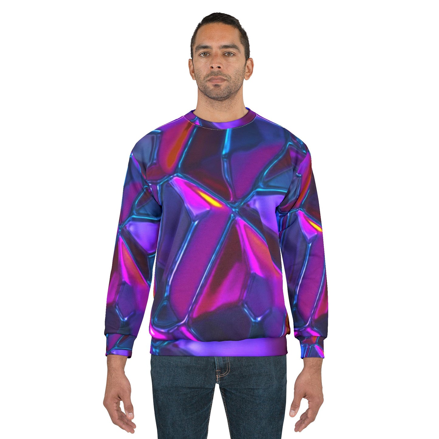 Copy of Vibrant Abstract Unisex Sweatshirt - Colorful Modern Design