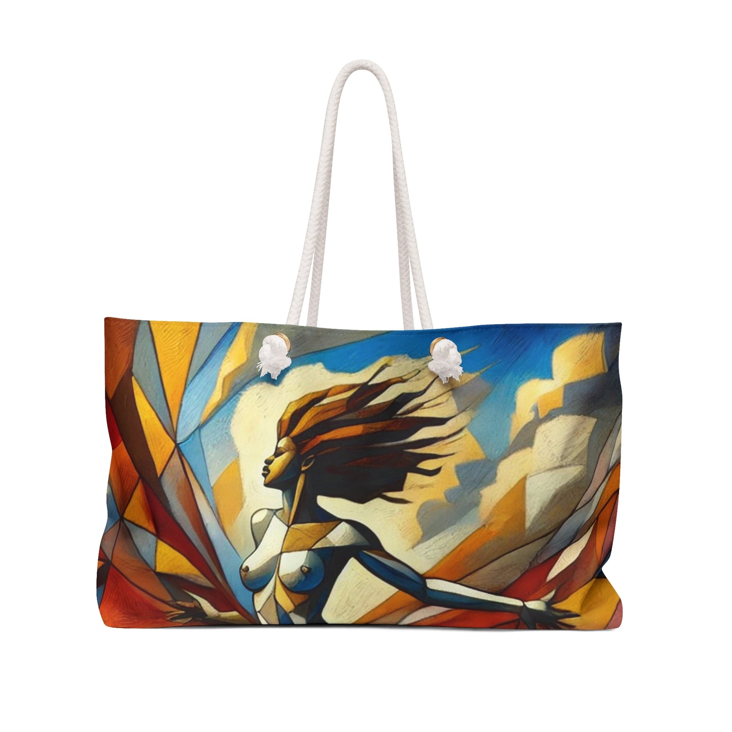 Artistic Weekender Bag - Abstract Colorful Travel Tote