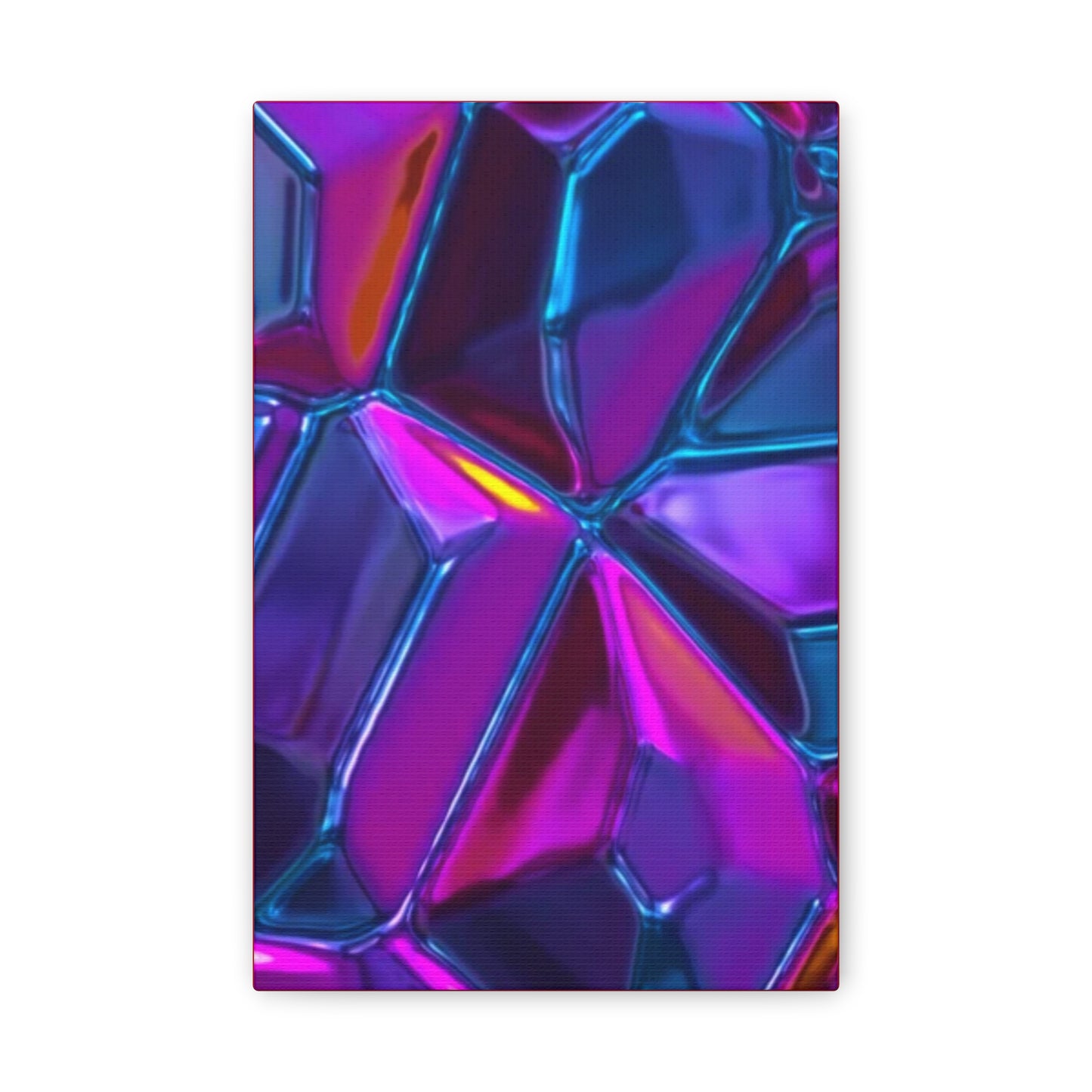 Floral Canvas Art Print - Bright Tropical Decor for Home