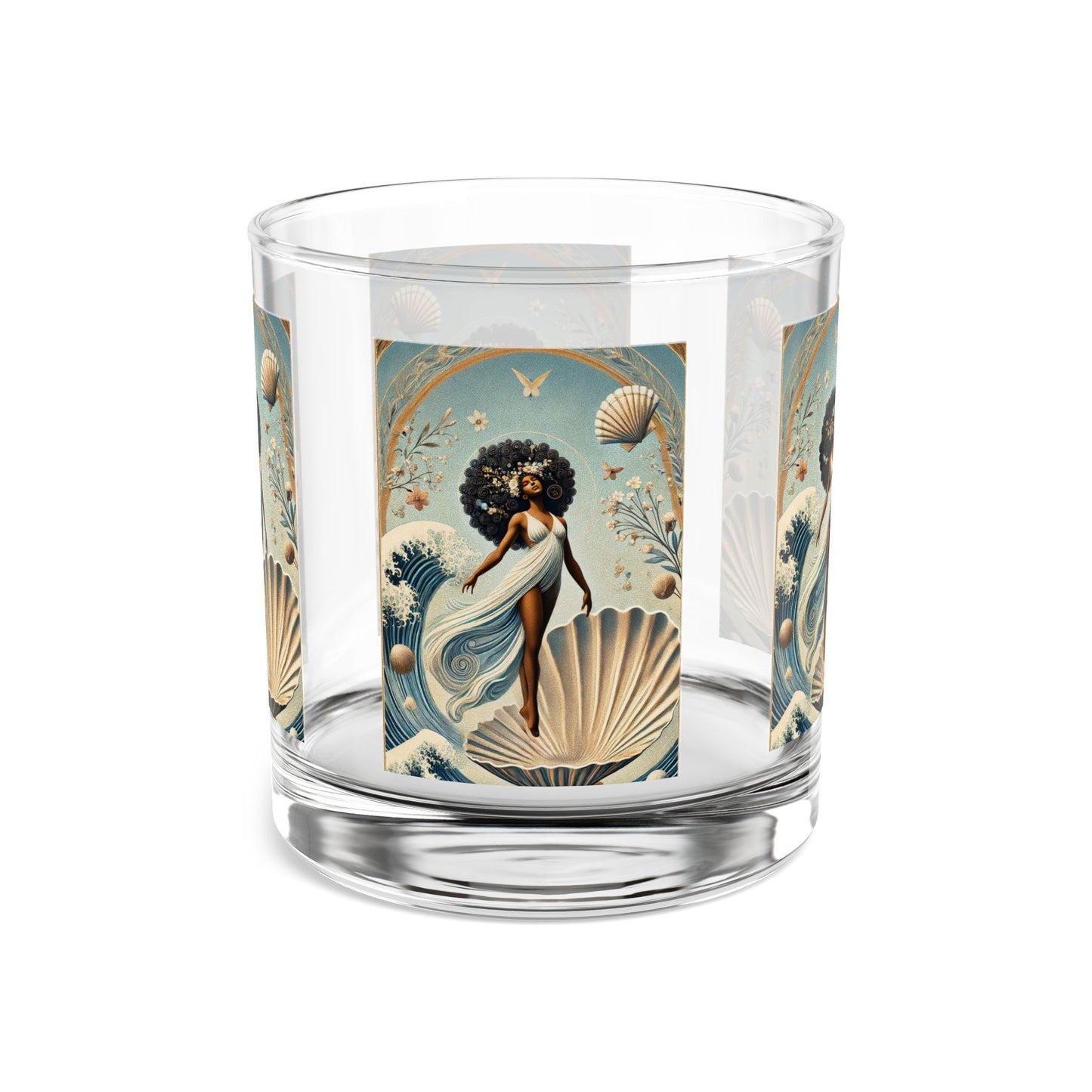 Coastal Goddess Rocks Glass - 10oz Decorative Drinkware