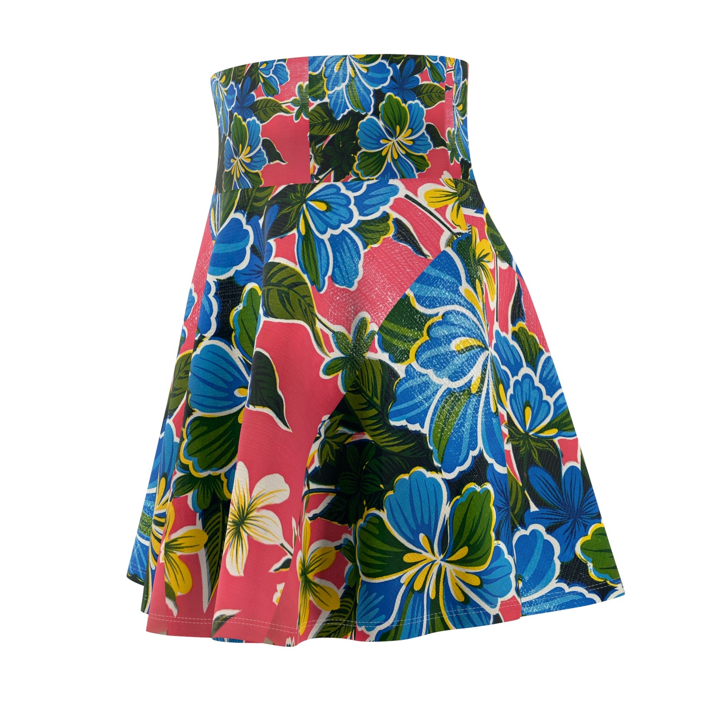 Tropical Floral Women's Skater Skirt – Vibrant Summer Style