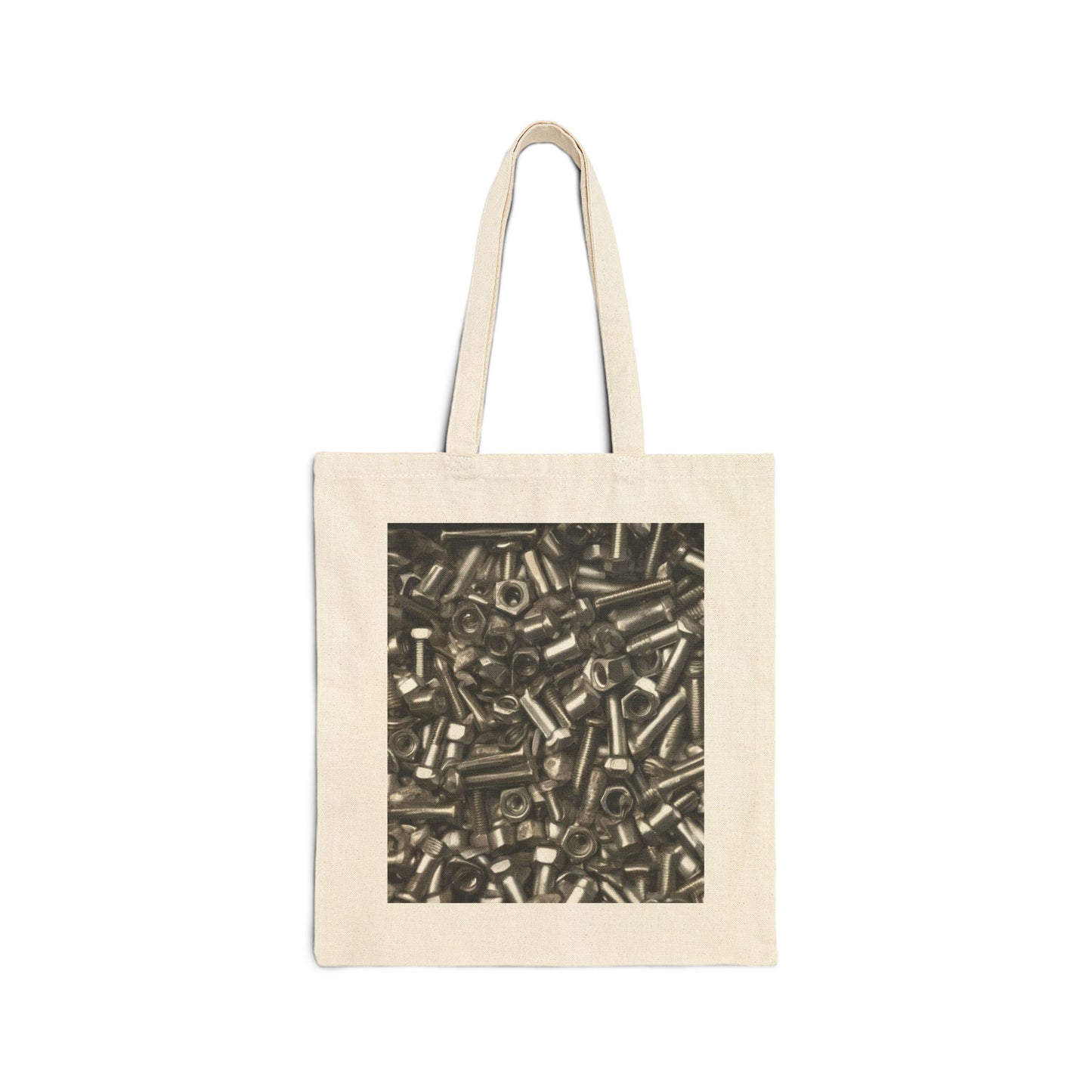 Industrial Chic Cotton Canvas Tote Bag | Perfect for Everyday Use