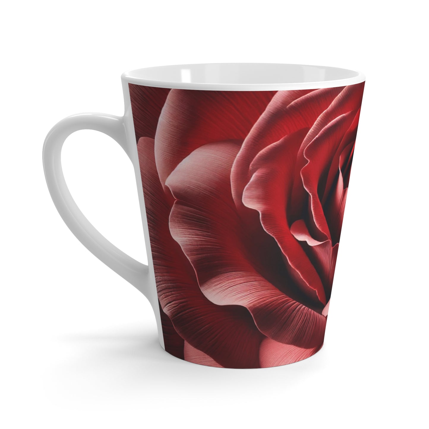 Elegant Rose Latte Mug - Perfect Gift for Flower Lovers and Special Occasions