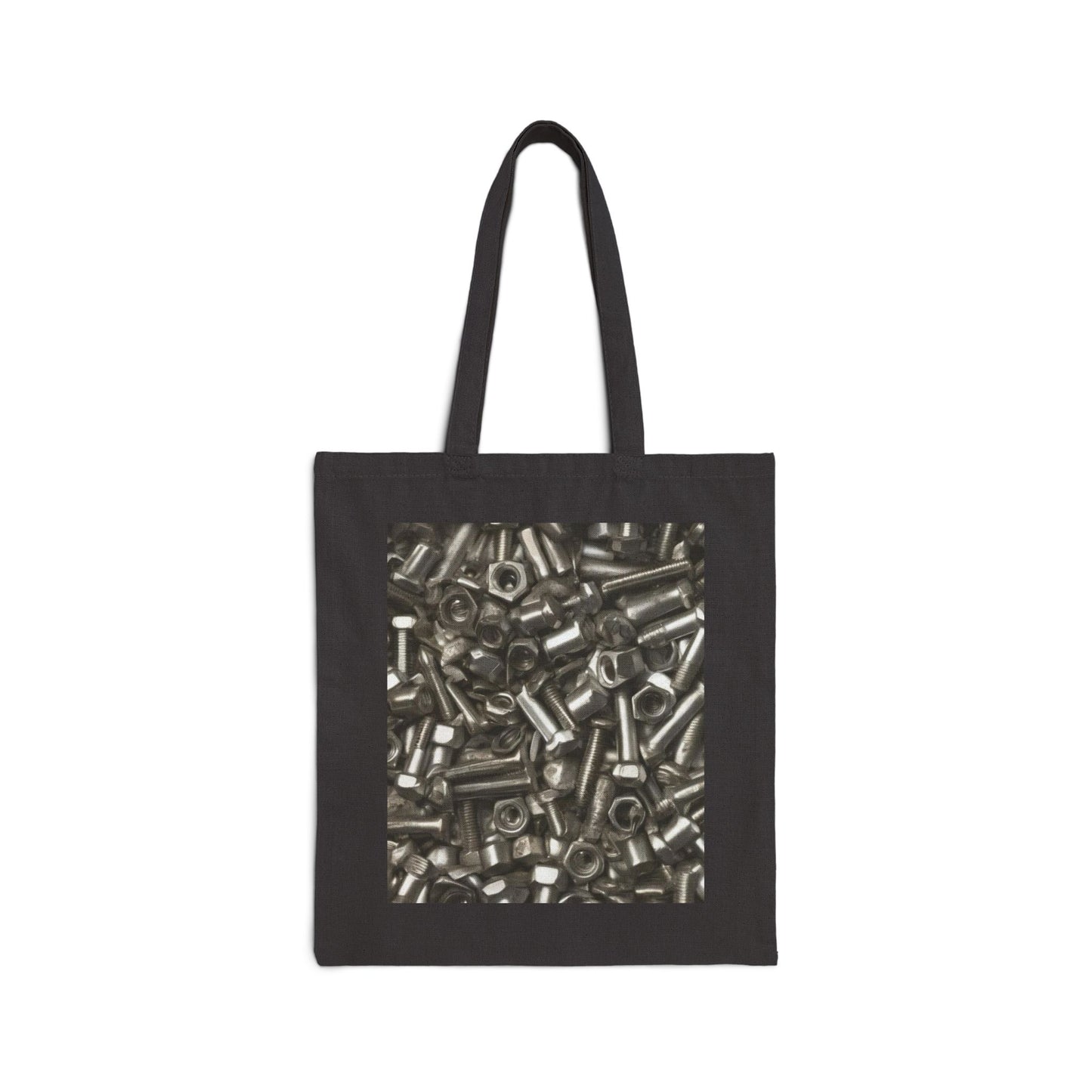 Industrial Chic Cotton Canvas Tote Bag | Perfect for Everyday Use