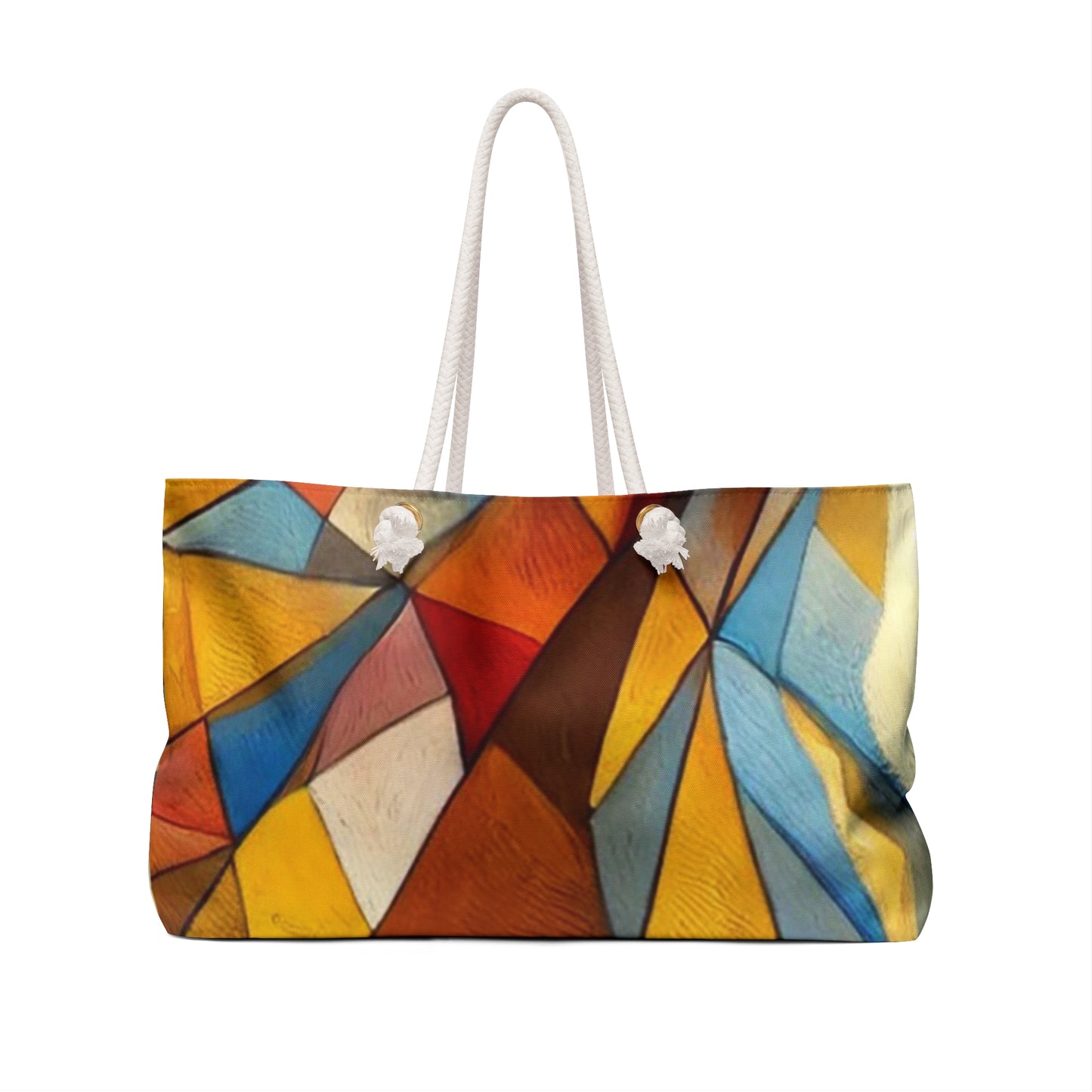 Artistic Weekender Bag - Abstract Colorful Travel Tote