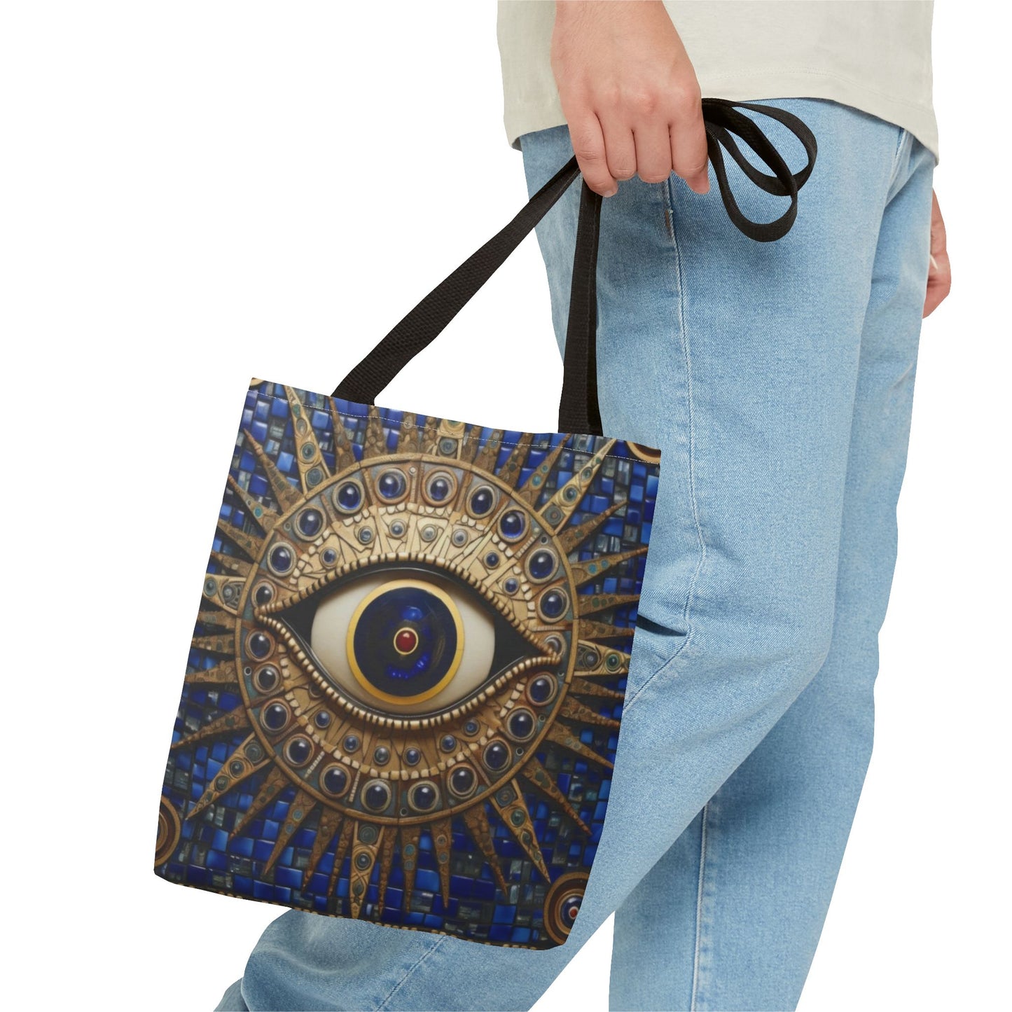 Mystical Eye Tote Bag - Unique Bohemian Style for Everyday Use