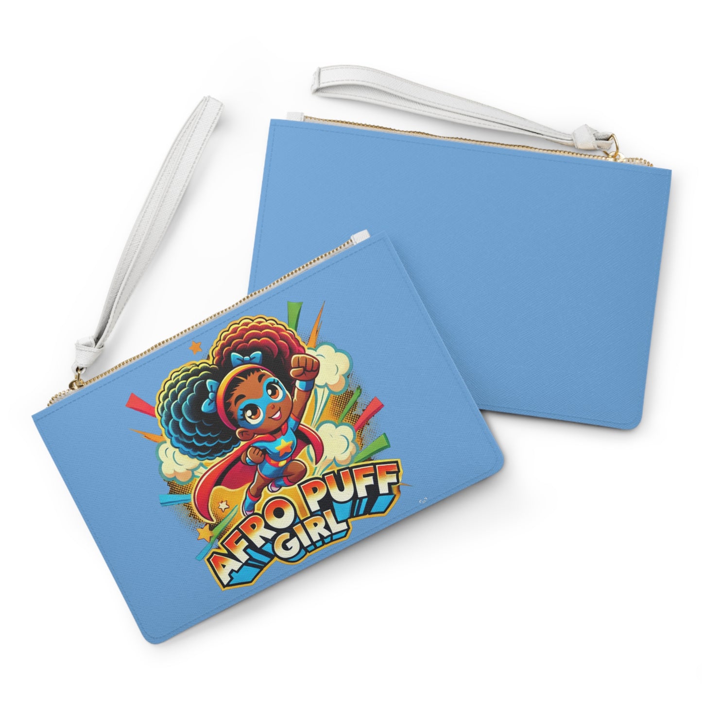 Afro Puff Girl Clutch Bag - Stylish and Empowering Accessory for Everyday Use