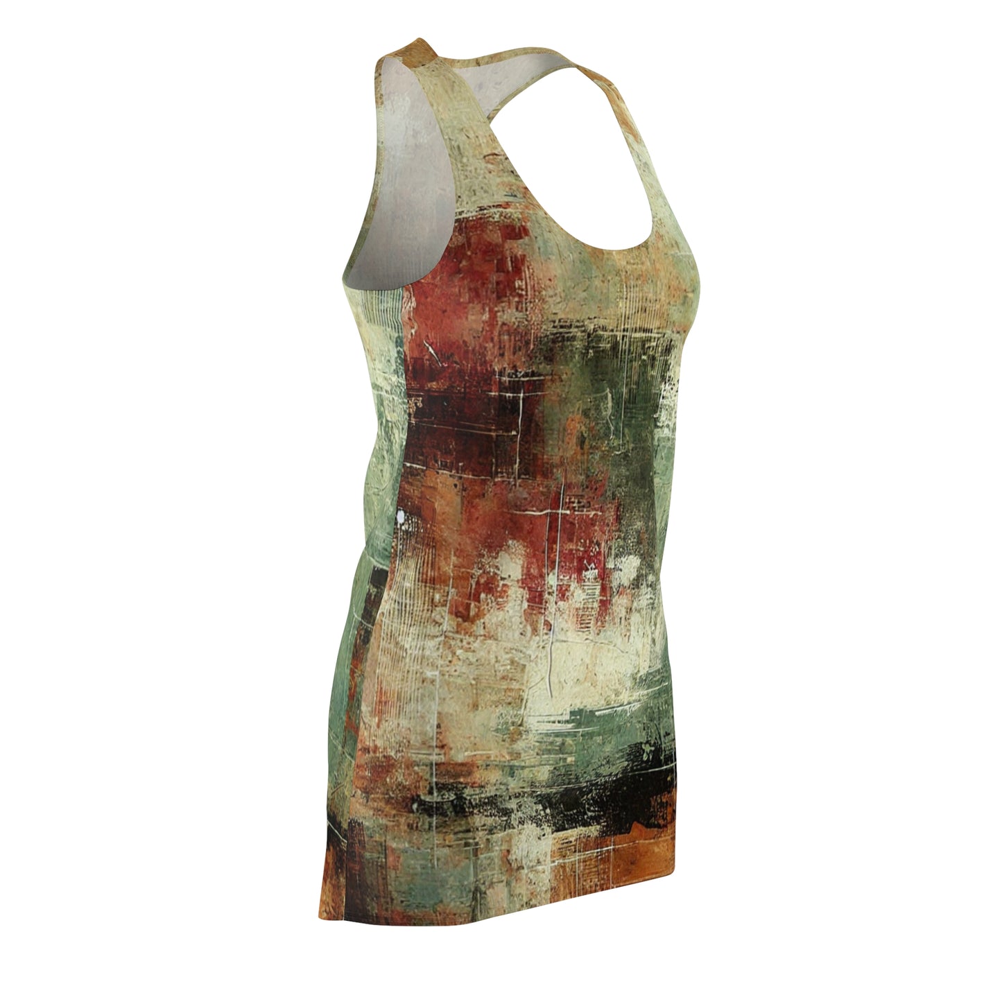 Abstract Art Racerback Dress - Chic Summer Dress for Women