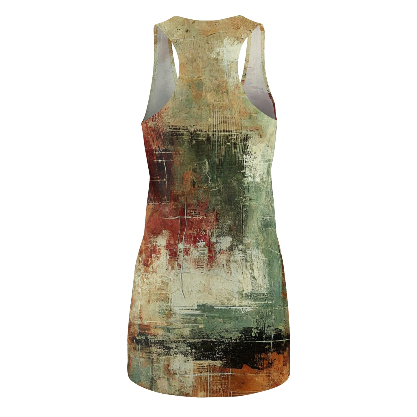 Abstract Art Racerback Dress - Chic Summer Dress for Women