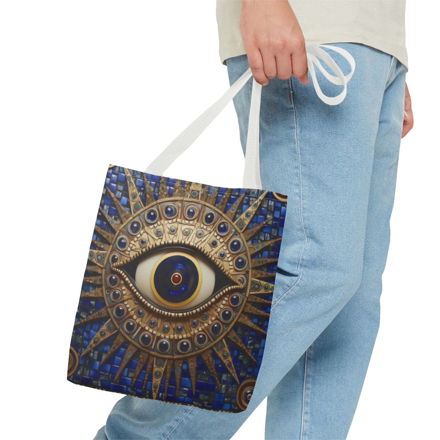 Mystical Eye Tote Bag - Unique Bohemian Style for Everyday Use
