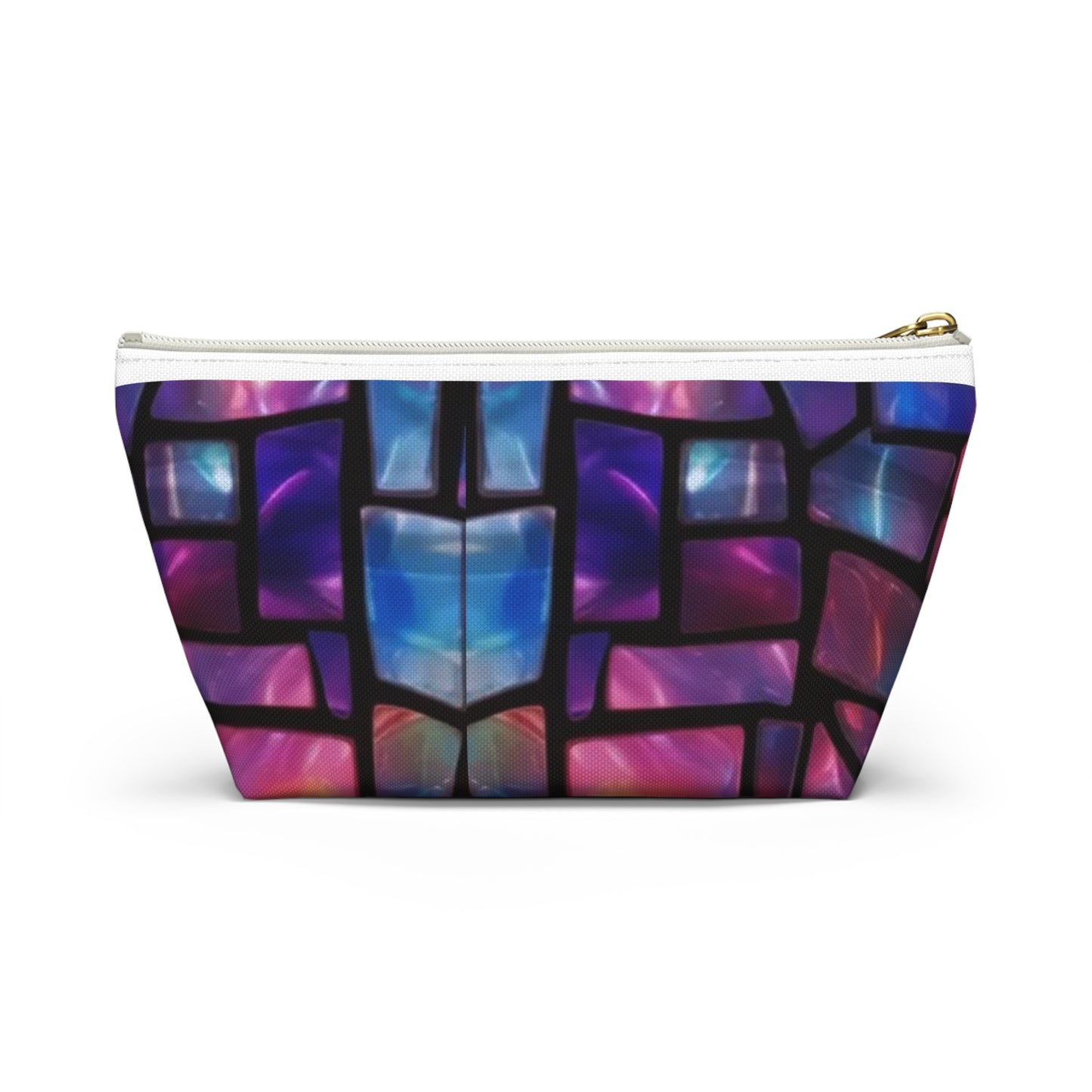 Vibrant Stained Glass Accessory Pouch
