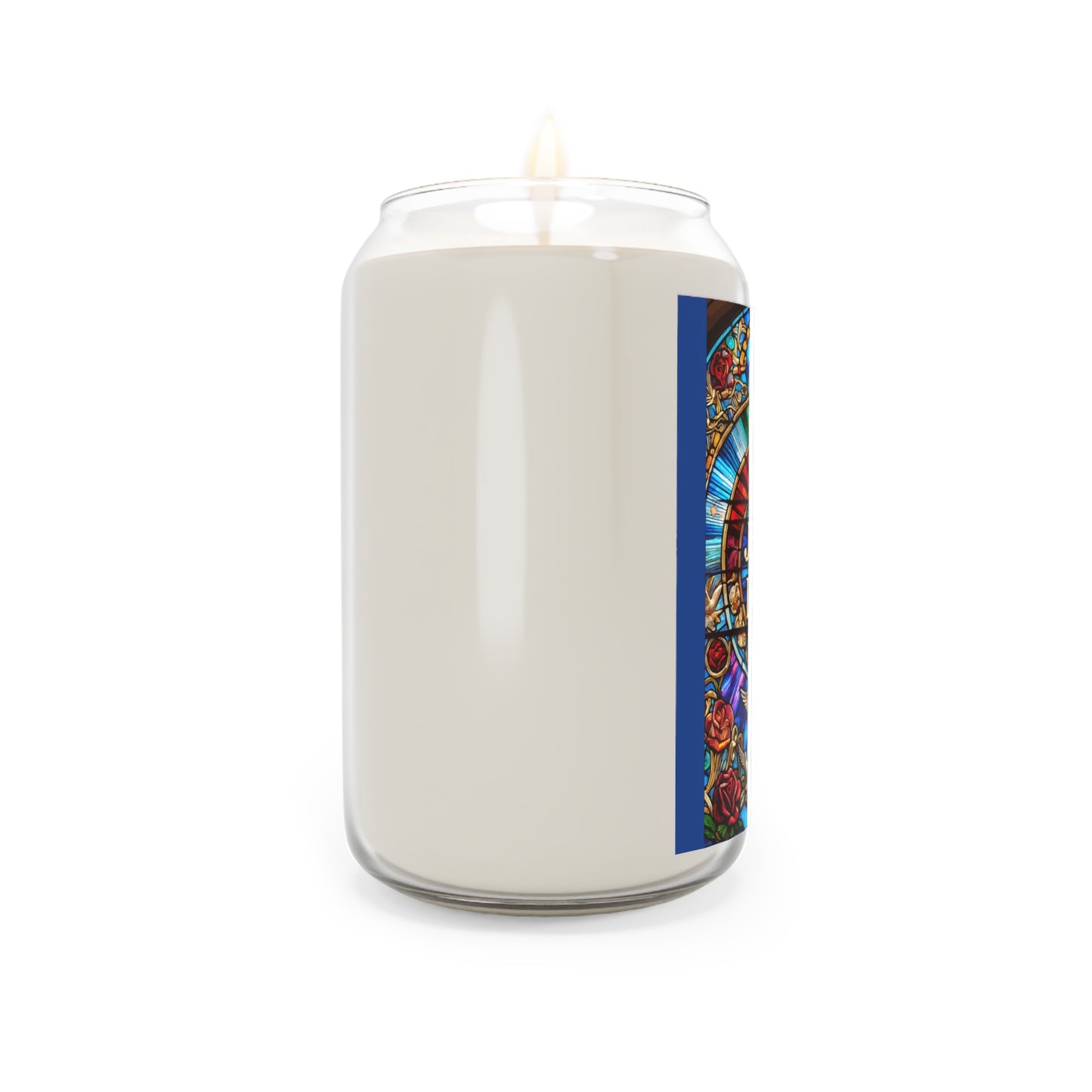 Jesus is Love Scented Candle - 13.75oz Stained Glass Design for Spiritual Connection