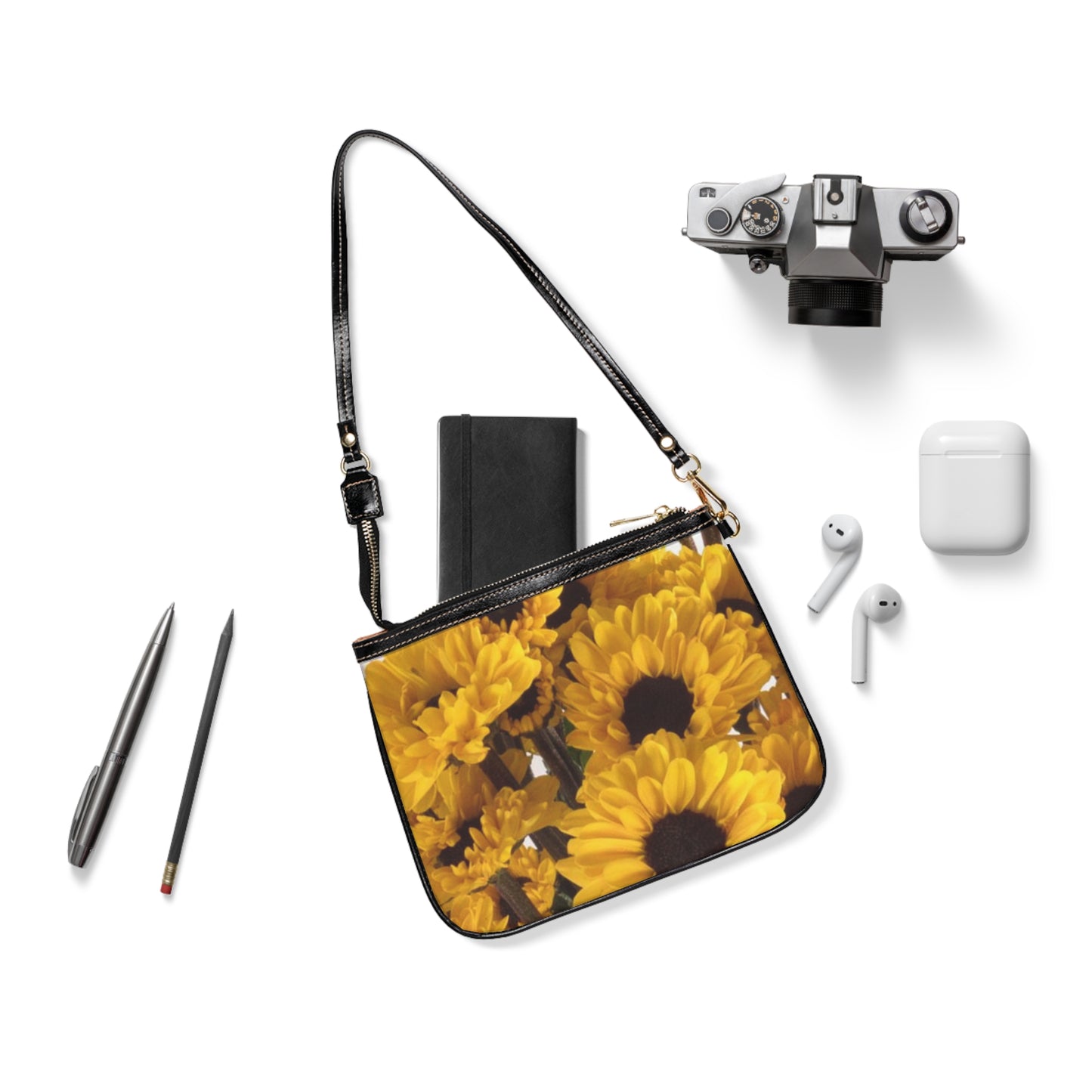 Sunny Floral Small Shoulder Bag - Perfect for Spring Outings & Everyday Use
