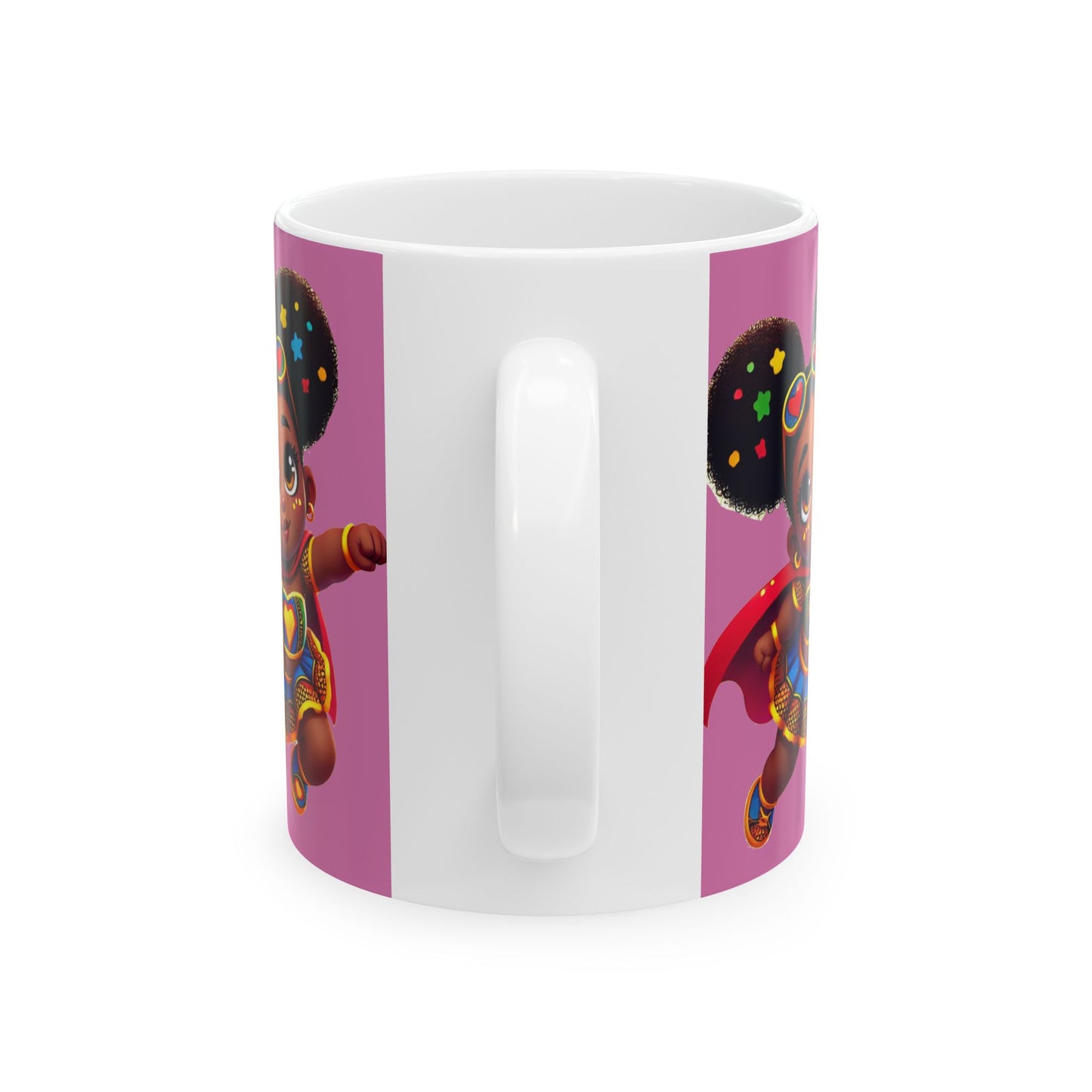 Vibrant Cartoon Character Ceramic Mug - Perfect for Teens & Young Adults, 11oz and 15oz Sizes