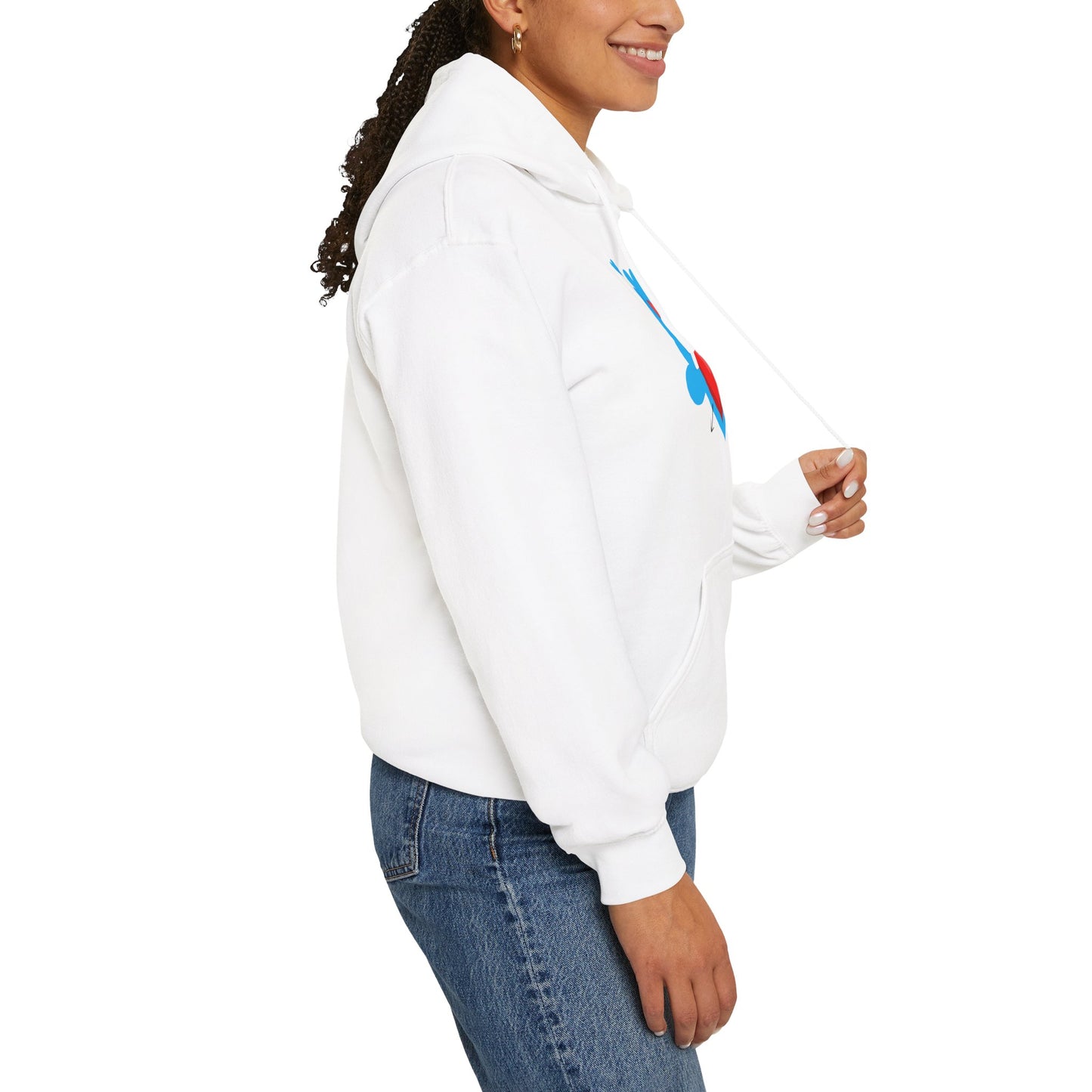 Love Arrow Unisex Hooded Sweatshirt - Cozy Valentine's Day Gift
