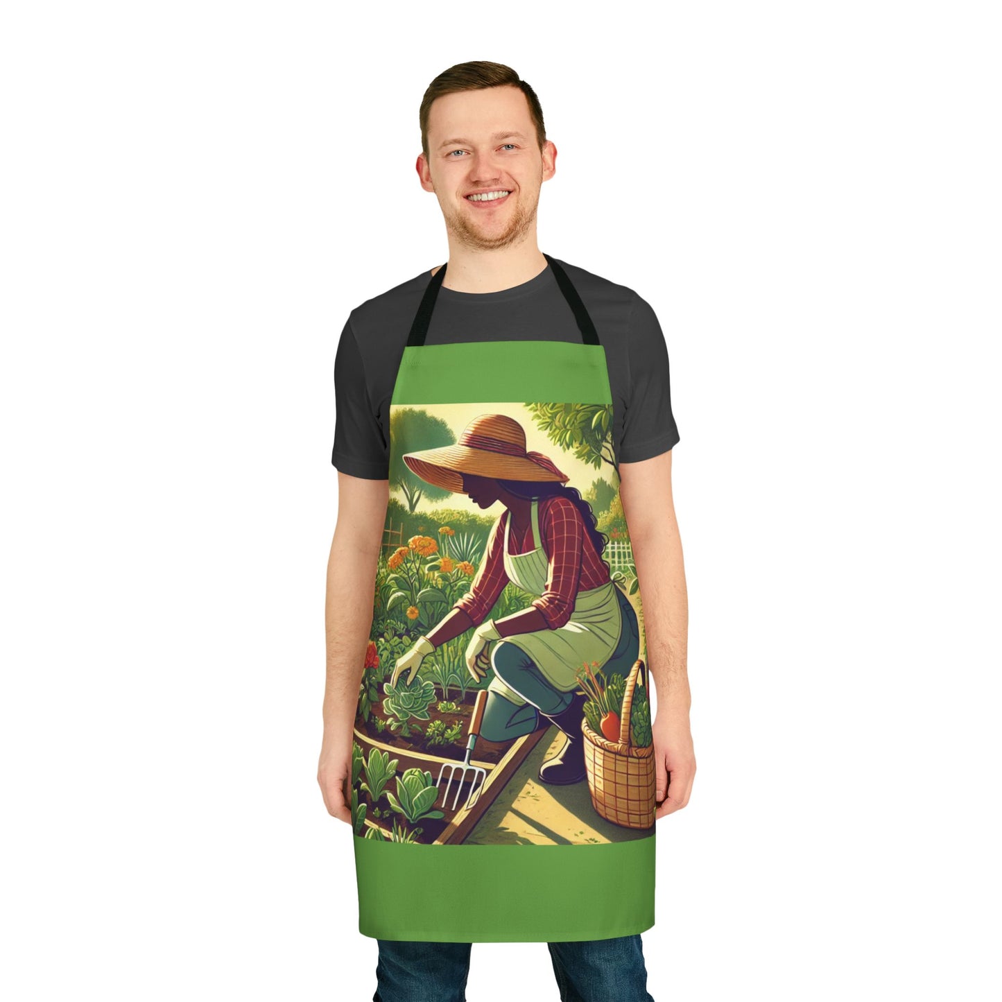 Apron, 5-Color Straps (AOP)