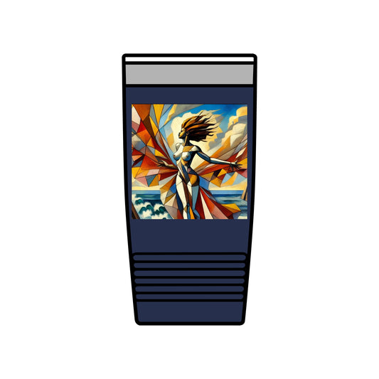 Colorful Art Insulated Tumbler - 20oz - Perfect for Hot & Cold Drinks