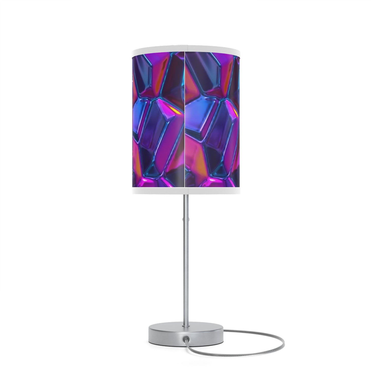 Modern Geometric Table Lamp - Vibrant LED Design for Home Decor