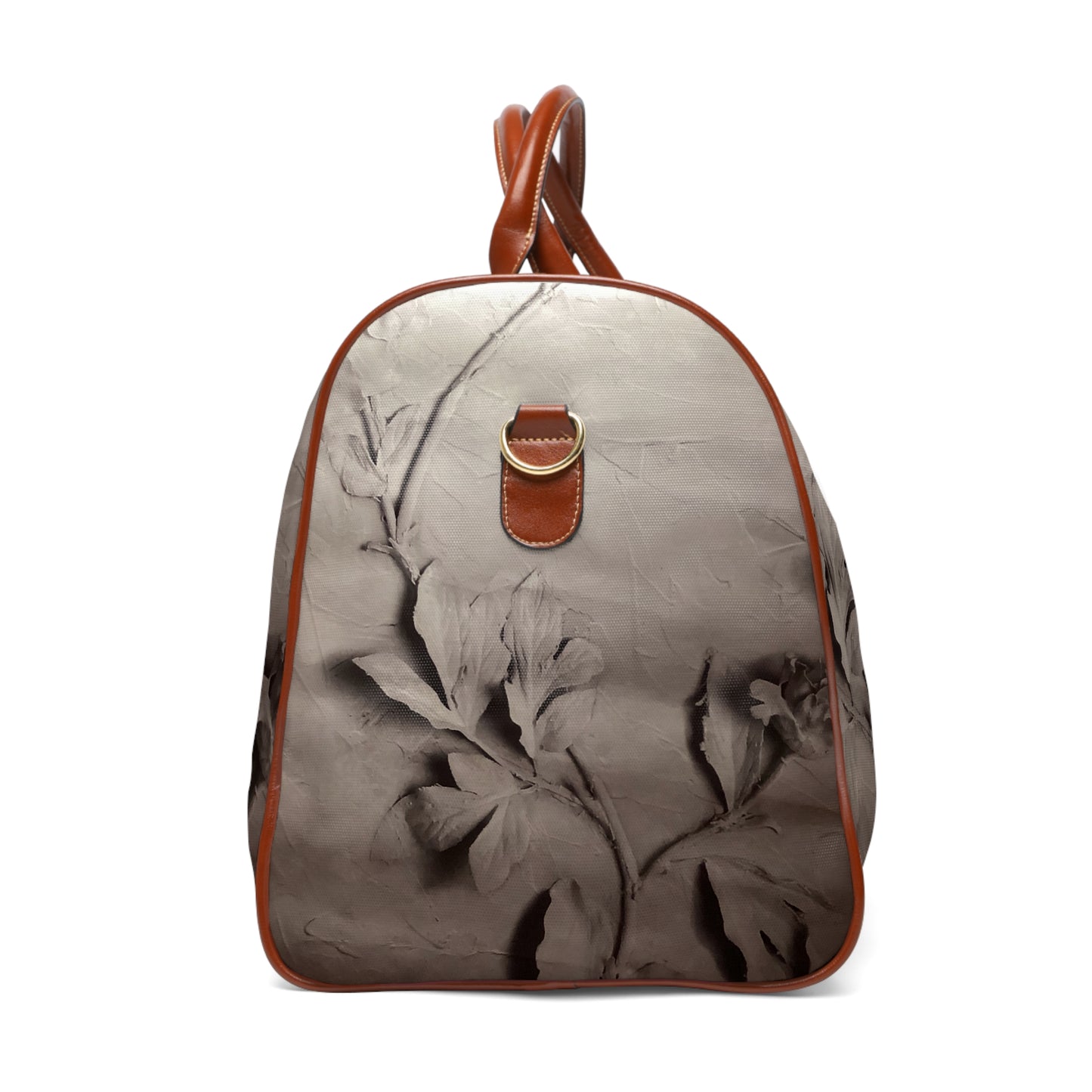 Elegant Waterproof Travel Bag with Floral Design