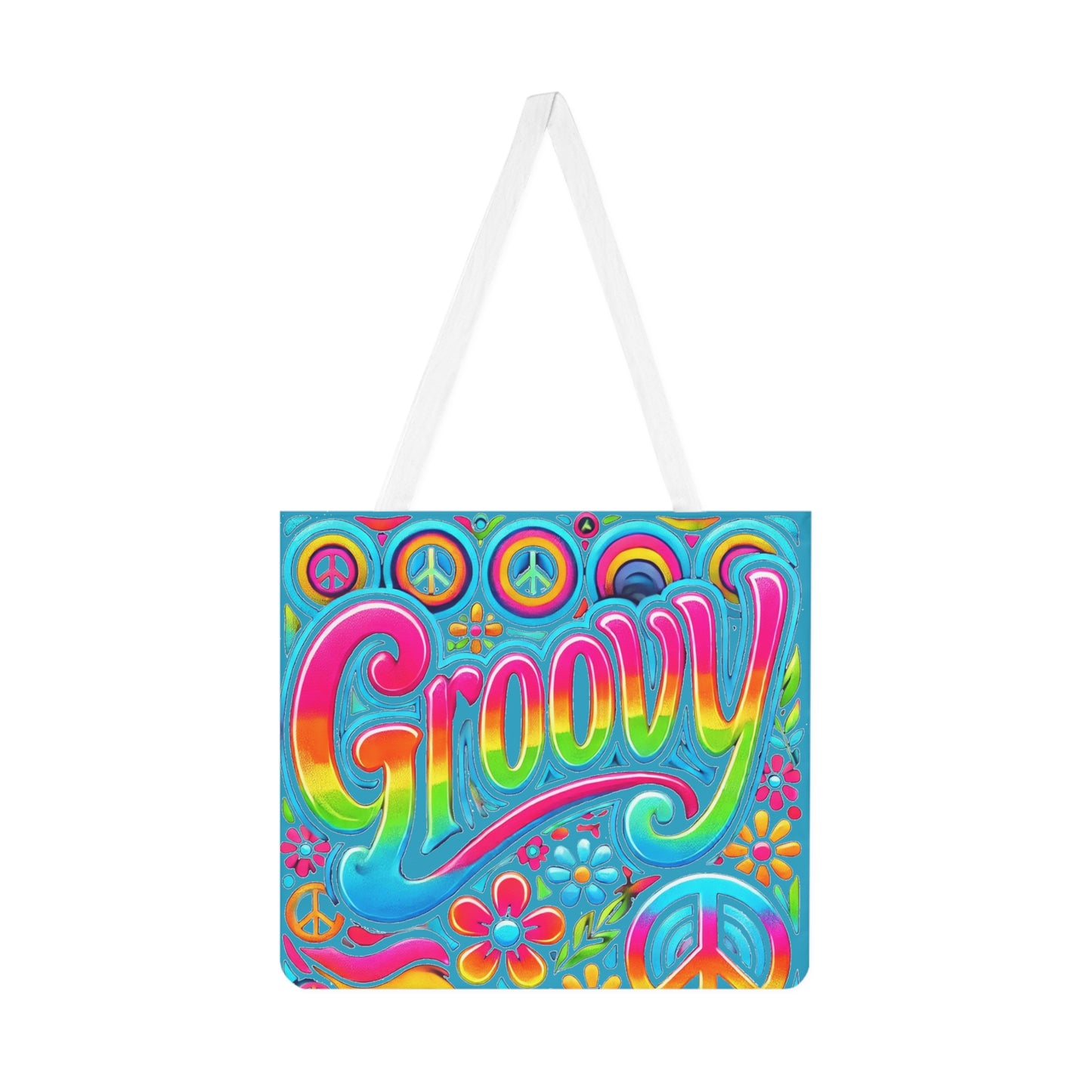 Groovy Shoulder Tote Bag – Colorful Vibes for Everyday Adventures