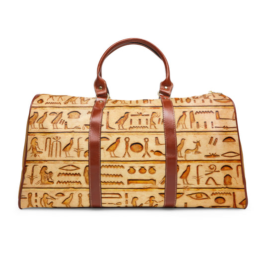 Ancient Egyptian-Themed Waterproof Travel Bag - Perfect for Adventurers & History Lovers