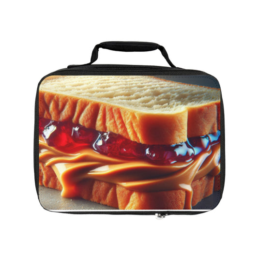 Peanut Butter and Jelly Themed Lunch Bag - Fun & Practical Tote for Kids and Adults