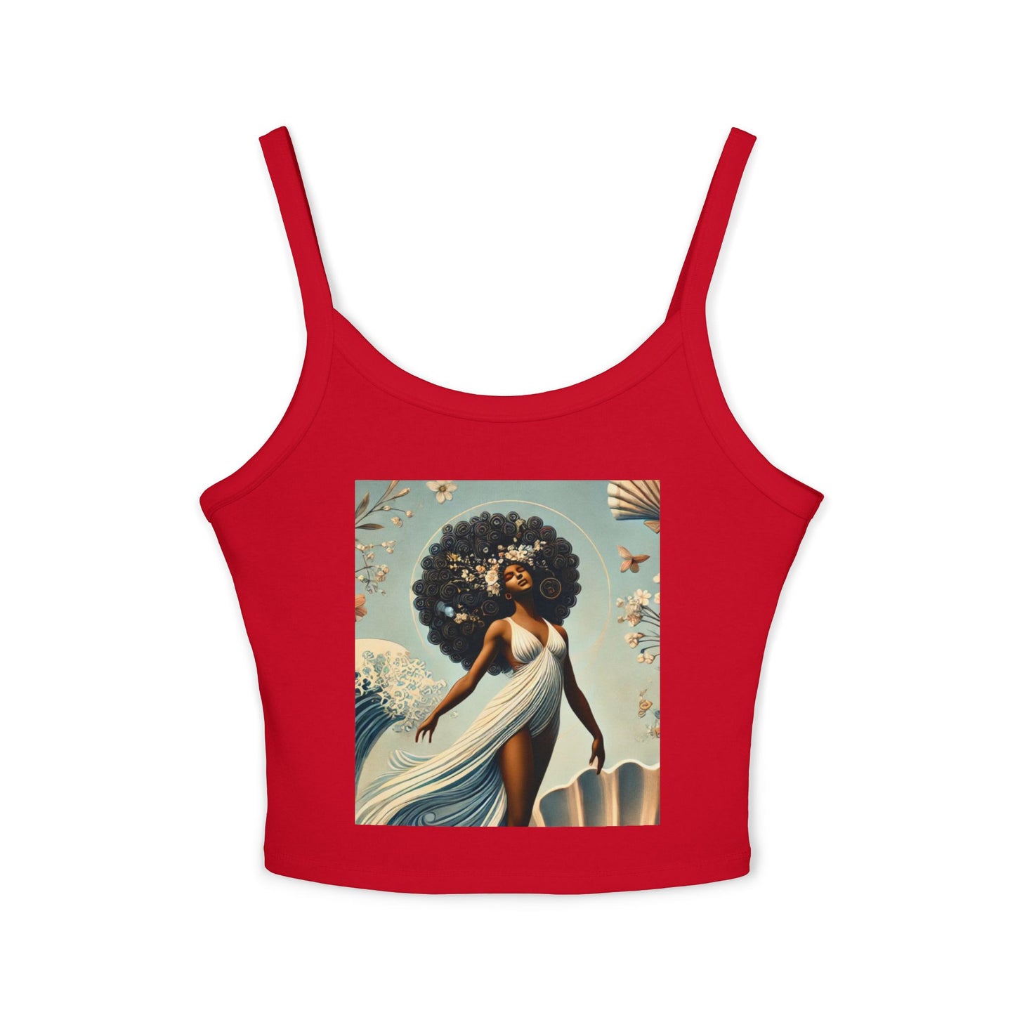 Boho Mermaid Women's Spaghetti Strap Tank Top - Summer Vibes