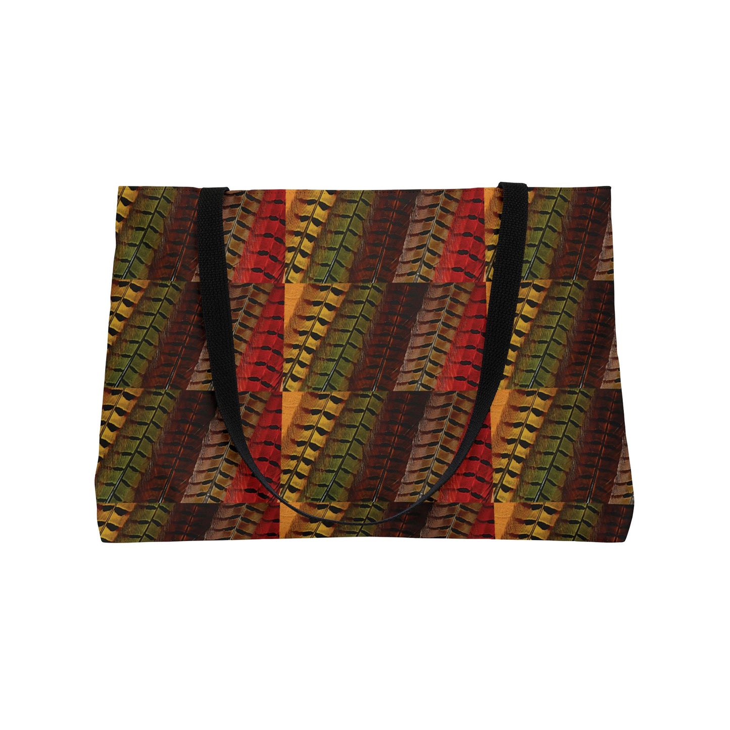 Colorful Leaf Pattern Weekender Tote Bag - Perfect for Travel and Everyday Use