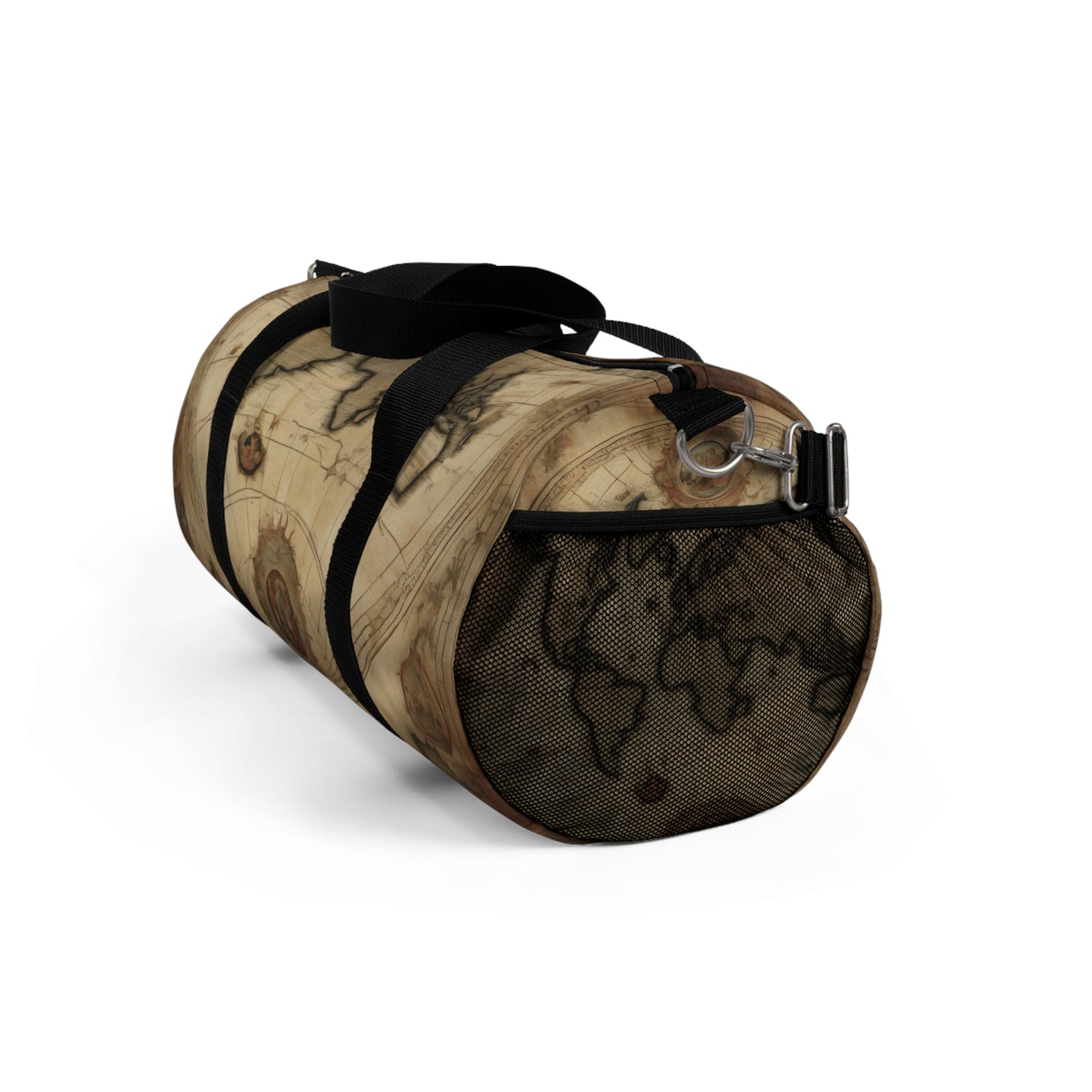 Vintage World Map Duffel Bag - Travel Companion for Adventurers