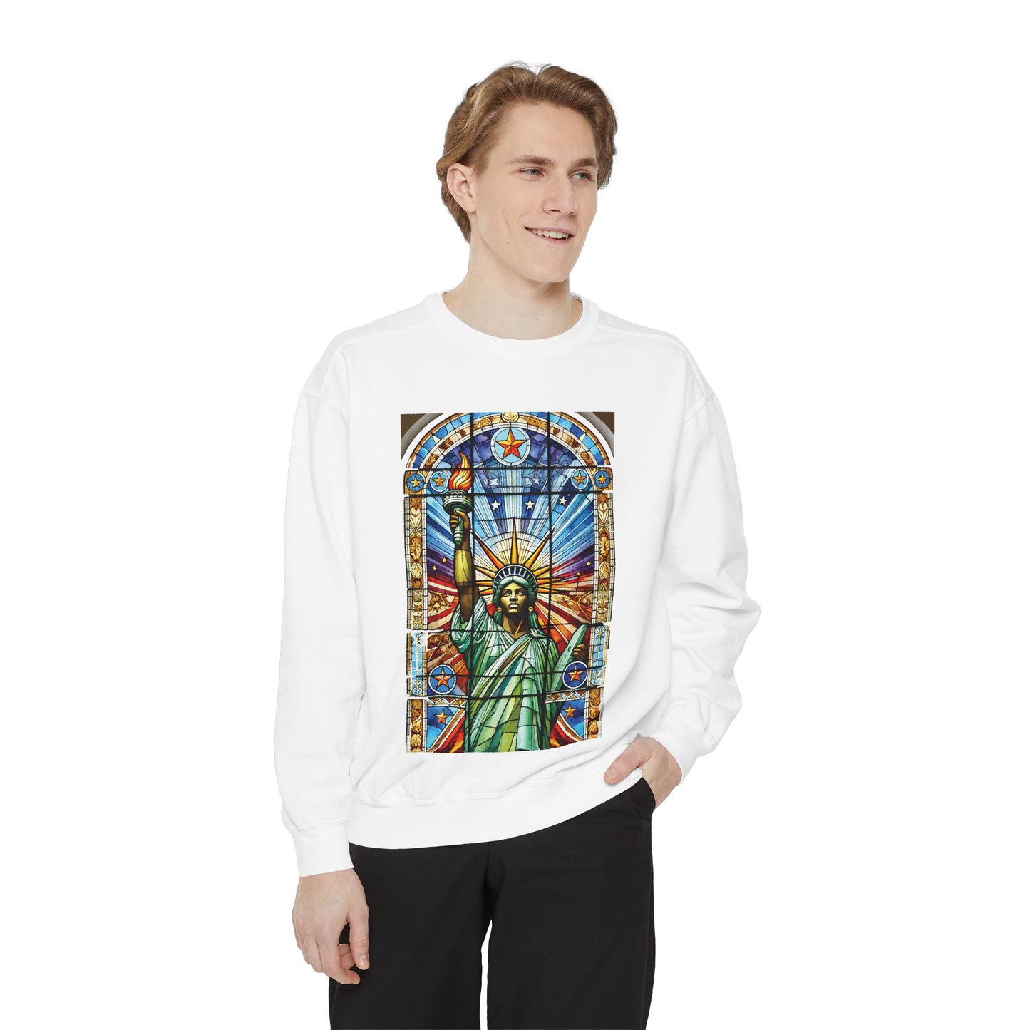 Unisex Garment-Dyed Sweatshirt