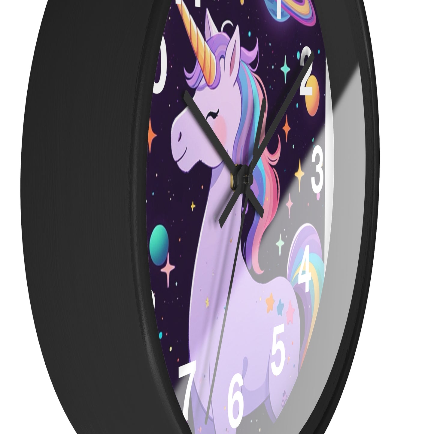 Magical Unicorn Wall Clock - Cosmic Decor for Kids' Rooms