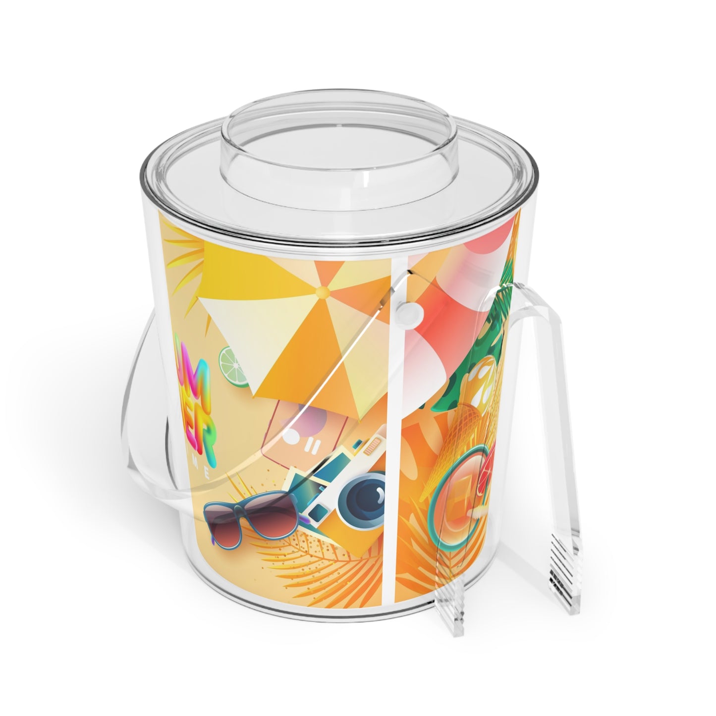 Ice Bucket with Tongs