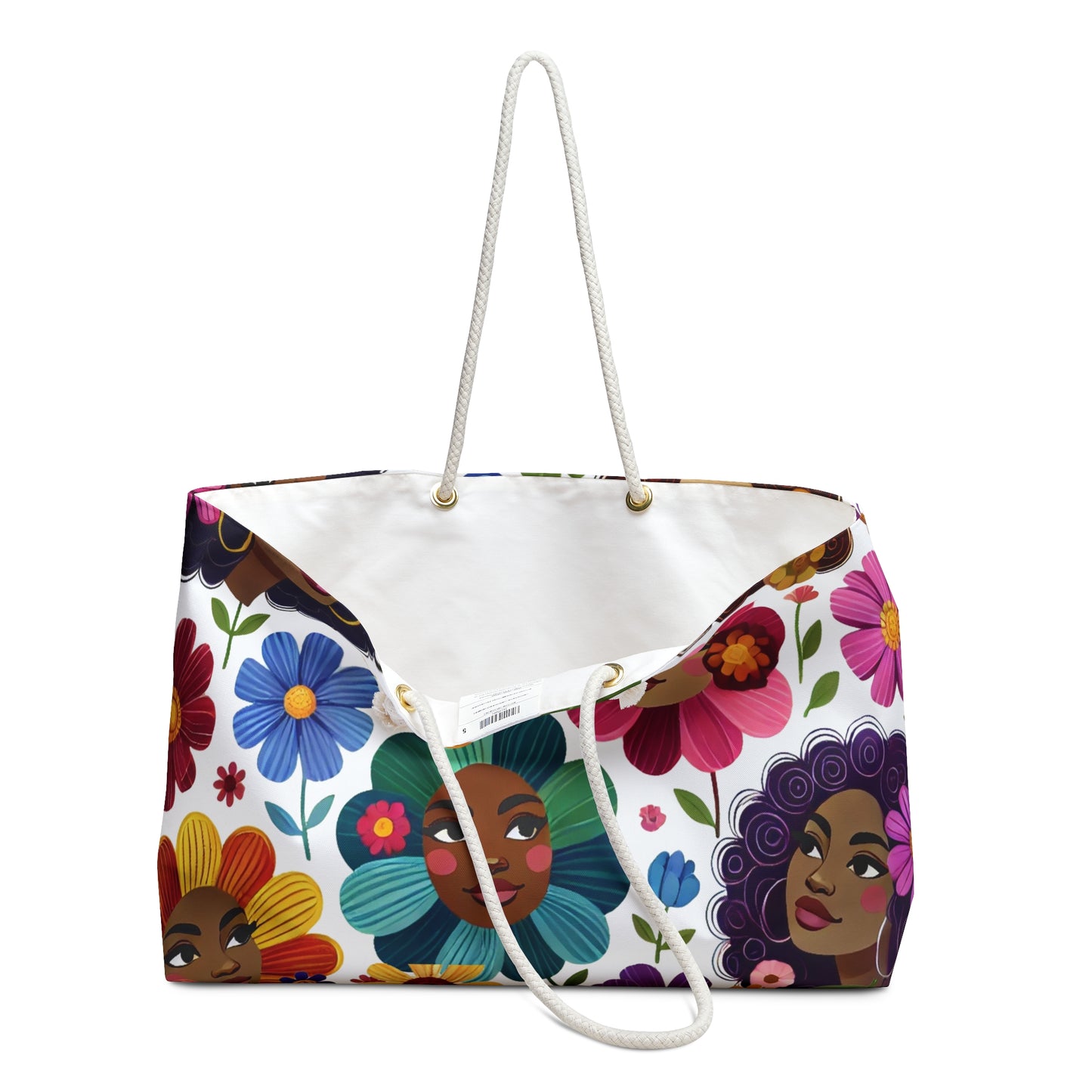 Vibrant Floral Weekender Bag for Travel & Everyday Use