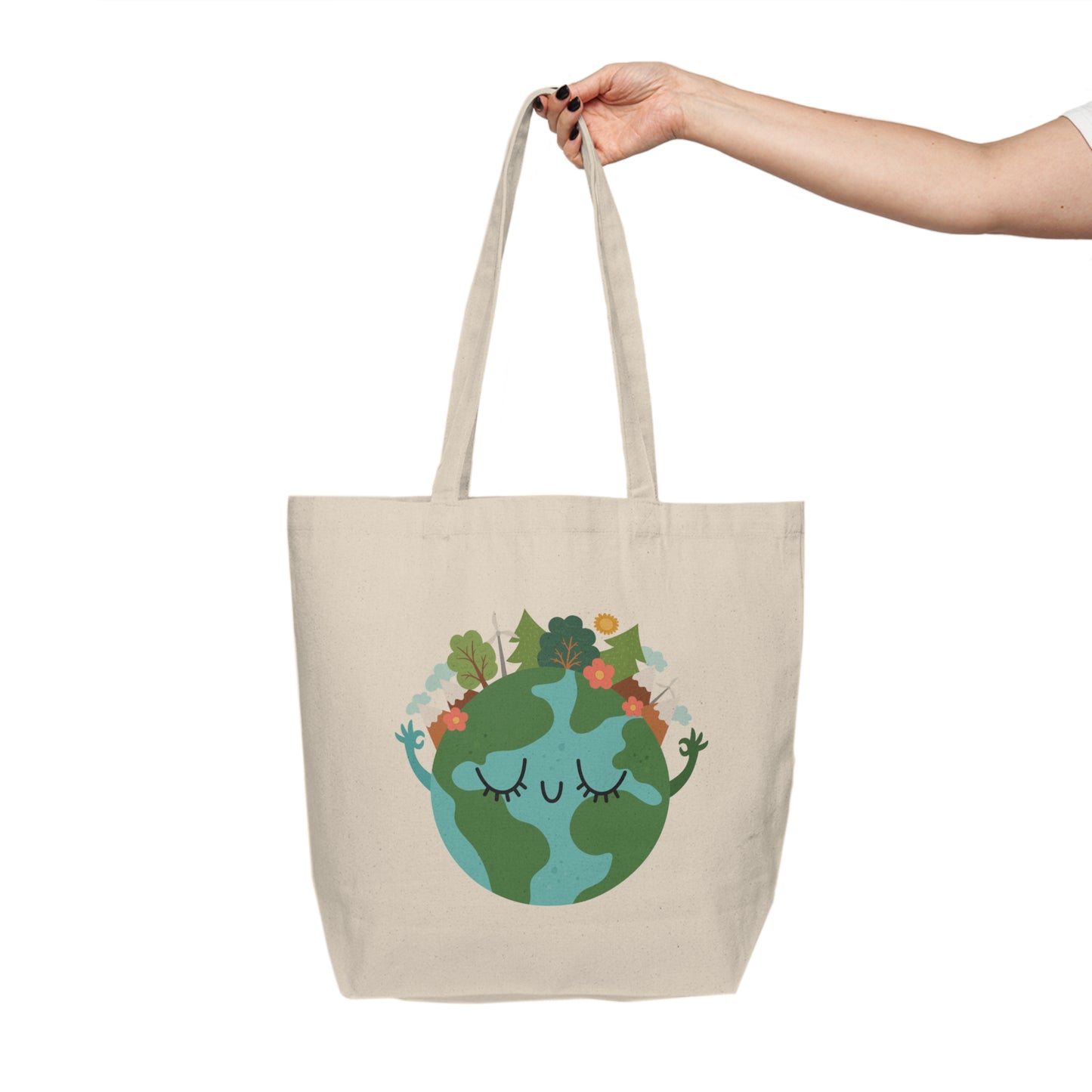 Canvas Shopping Tote