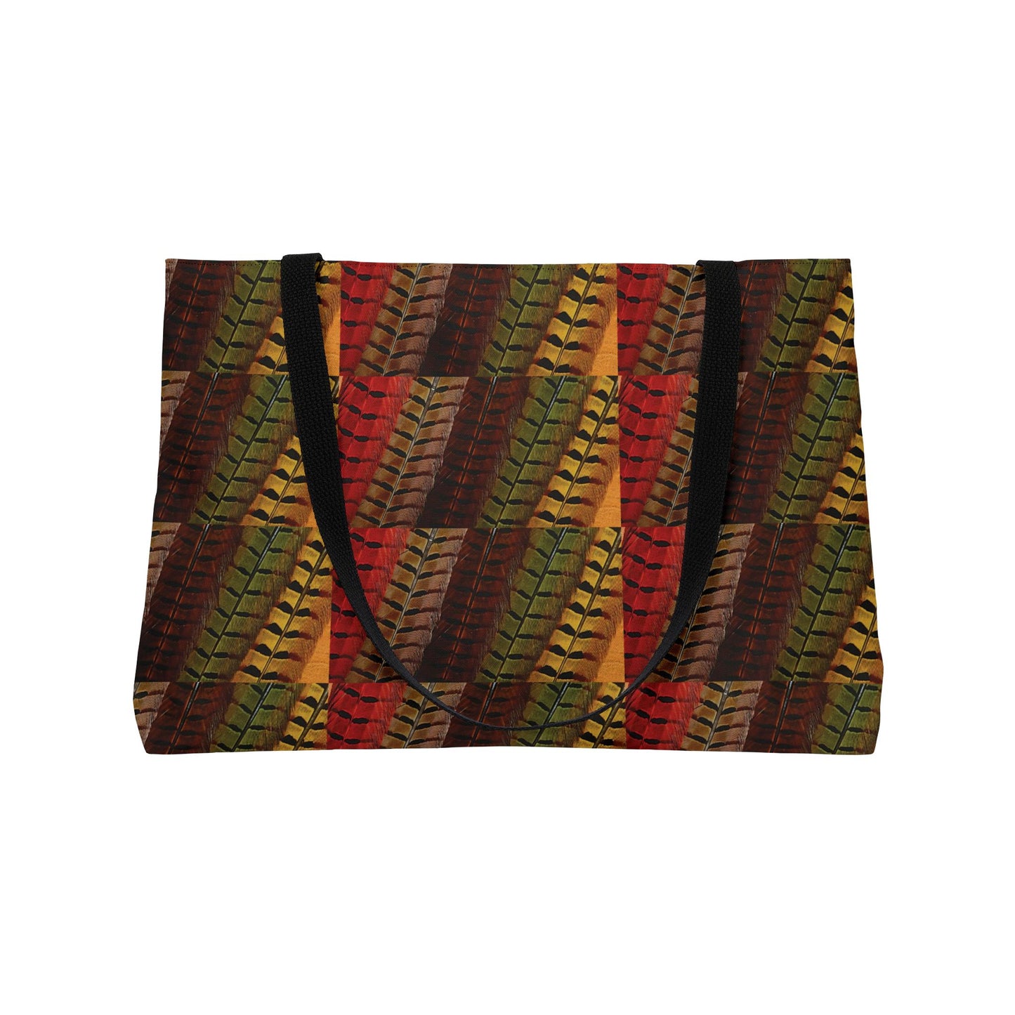 Colorful Leaf Pattern Weekender Tote Bag - Perfect for Travel and Everyday Use